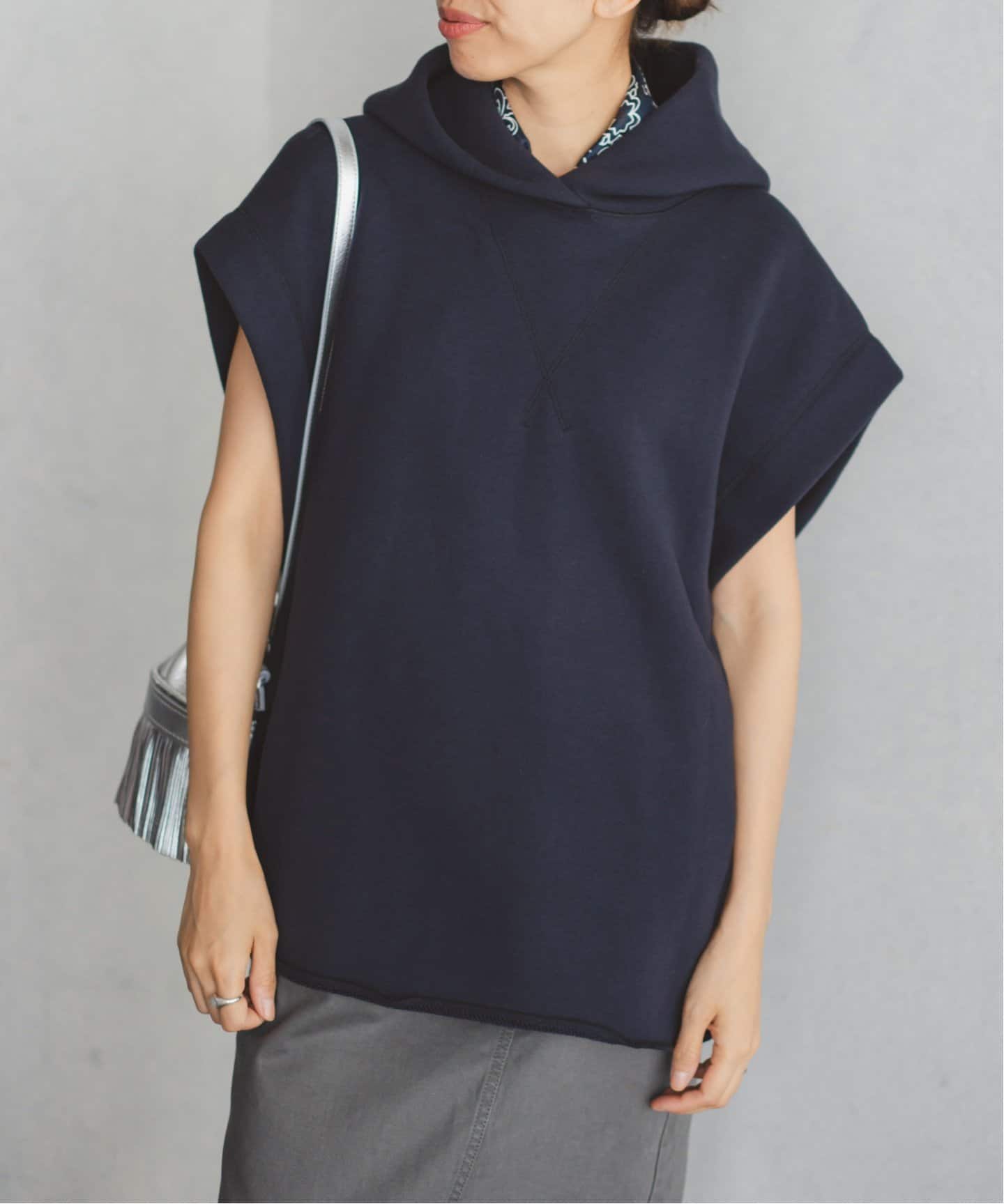ノースリーブ フードパーカー（Tシャツ／カットソー）｜IENA