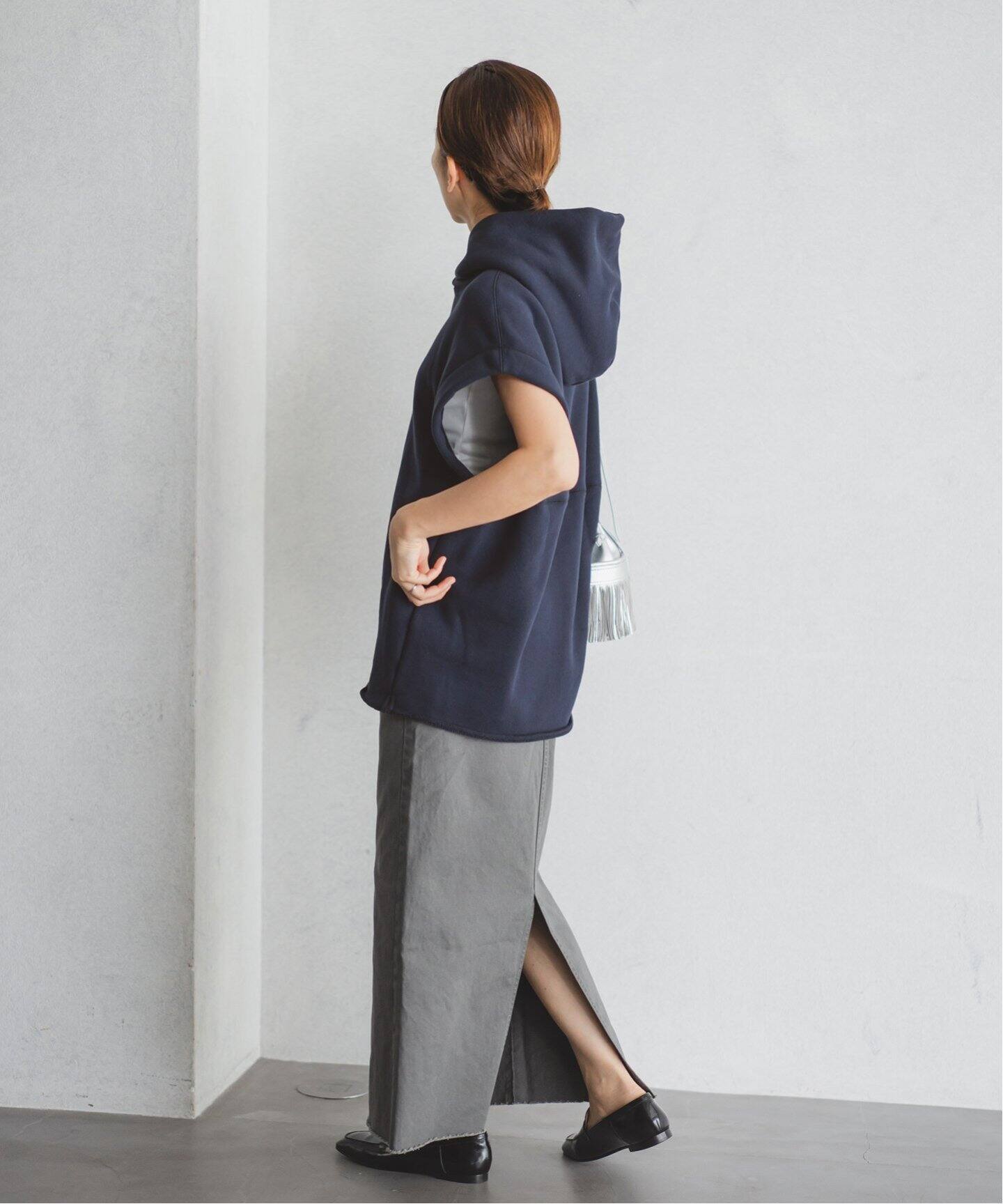 IENA イエナ ノースリーブ ドレープワンピース ボルドー バーガンディ IENA LA BOUCLE 綿ナイロンメッシュ オーバードレス（ワンピース