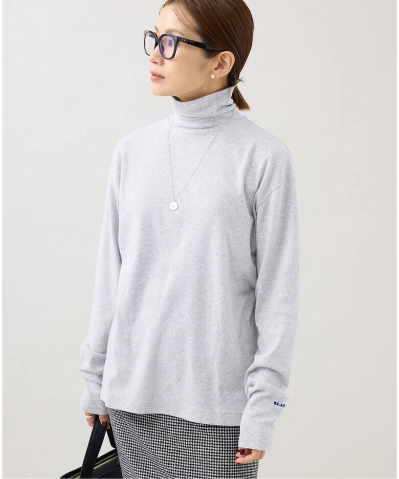 BLACK ハイネックロングTシャツ（Tシャツ／カットソー）｜IENA（イエナ 