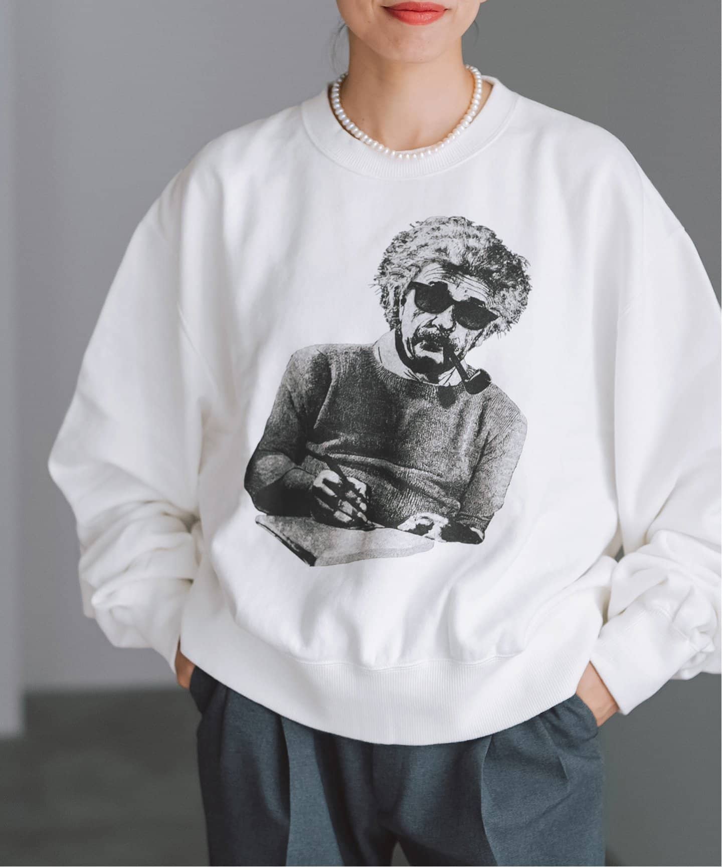 IENA スウェット　新品 BLACK アンクルスウェット（Tシャツ／カットソー）｜IENA（イエナ）の