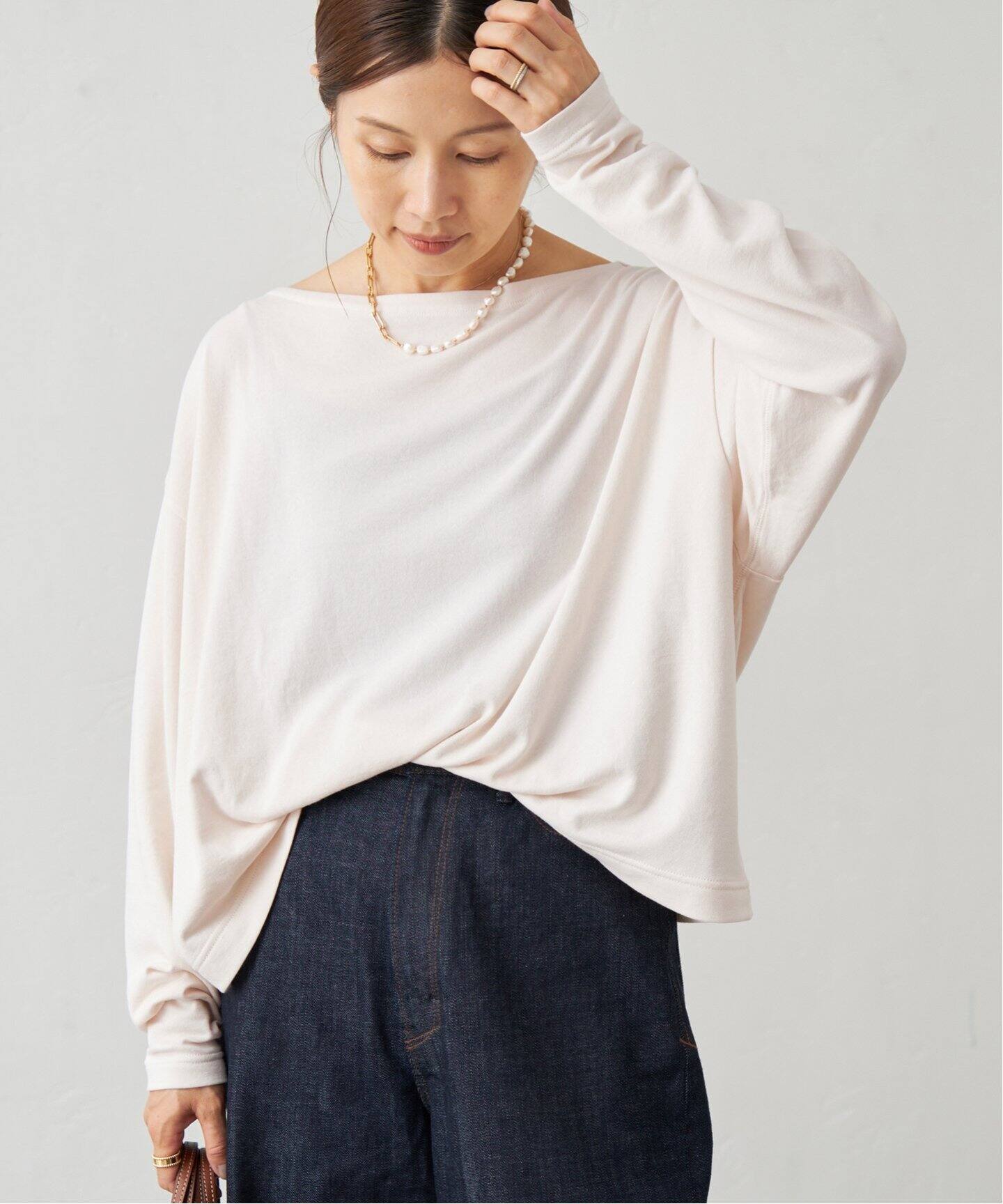 IENA★裏毛プルオーバー★ナチュラル 強撚裏毛プルオーバー（Tシャツ／カットソー）｜IENA（イエナ）の通販