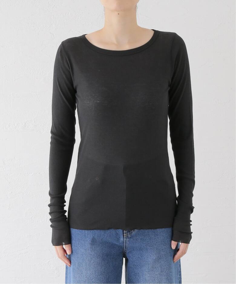 強撚テレコ クルーネックカットソー（Tシャツ／カットソー）｜IENA
