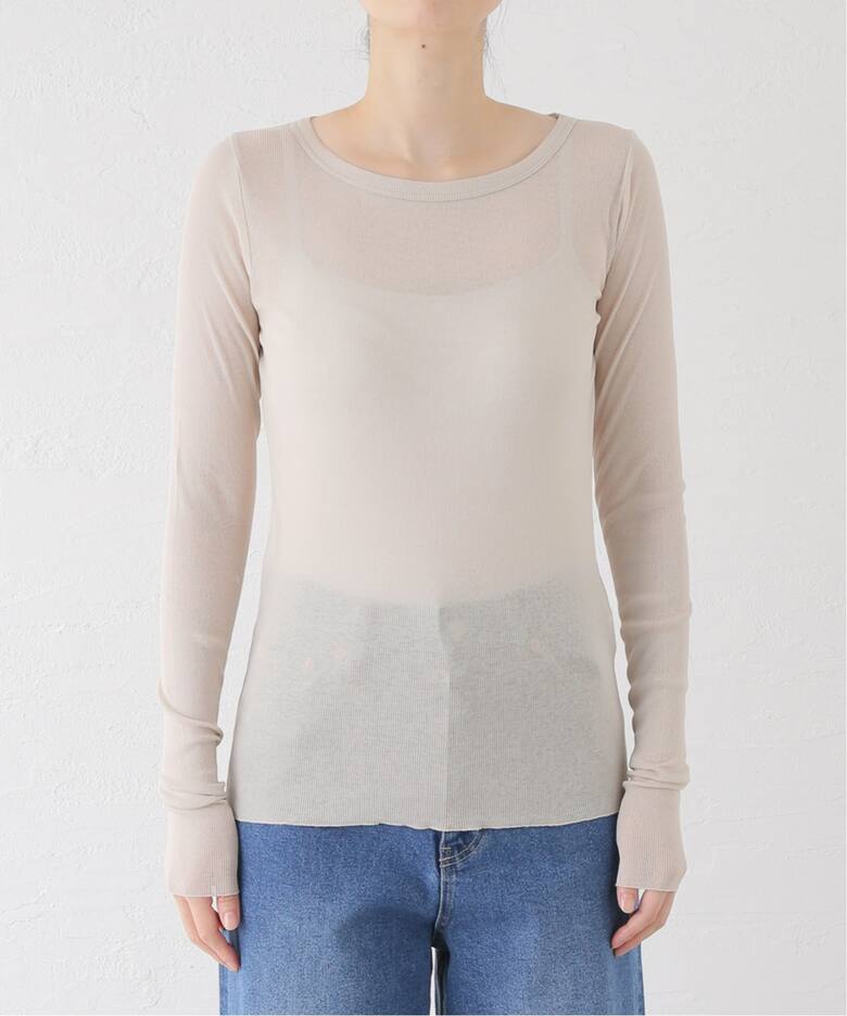 強撚テレコ クルーネックカットソー（Tシャツ／カットソー）｜IENA