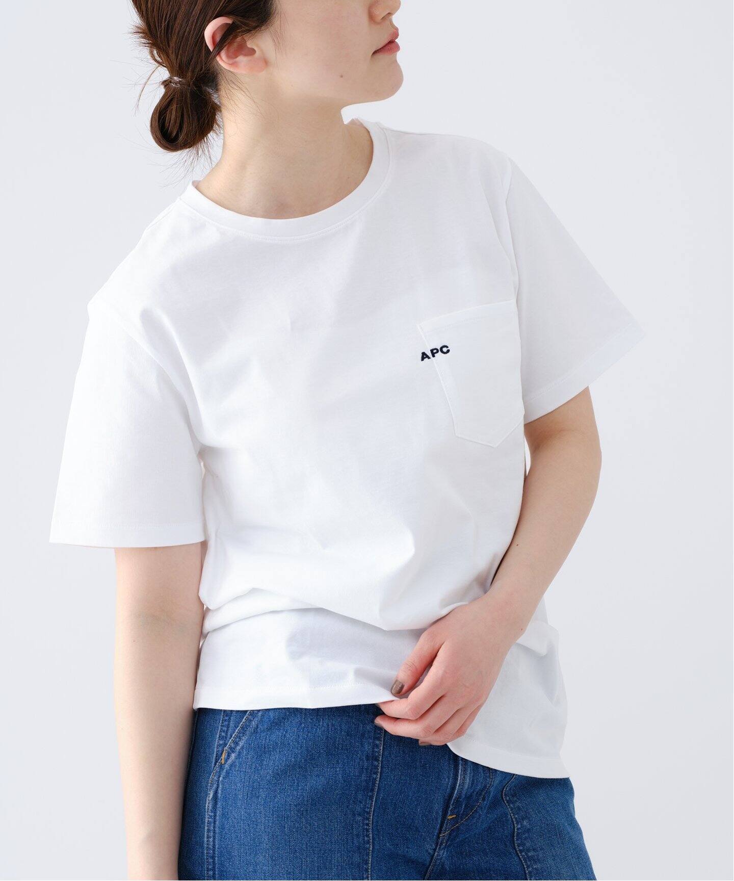 A.P.C./アー・ペー・セー T-SHIRT POCKET emb 25082192703（Tシャツ  