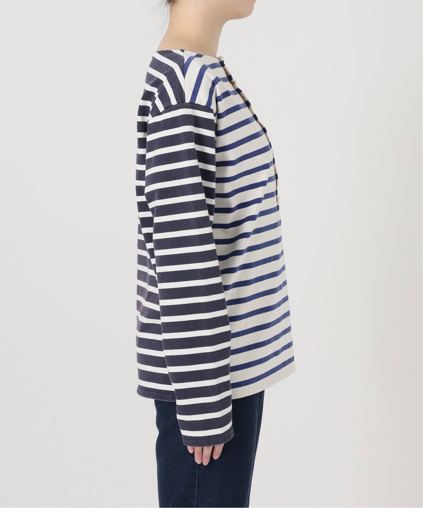 CURRENTAGE/カレンテージ】ボーダーカットソー（Tシャツ／カットソー 