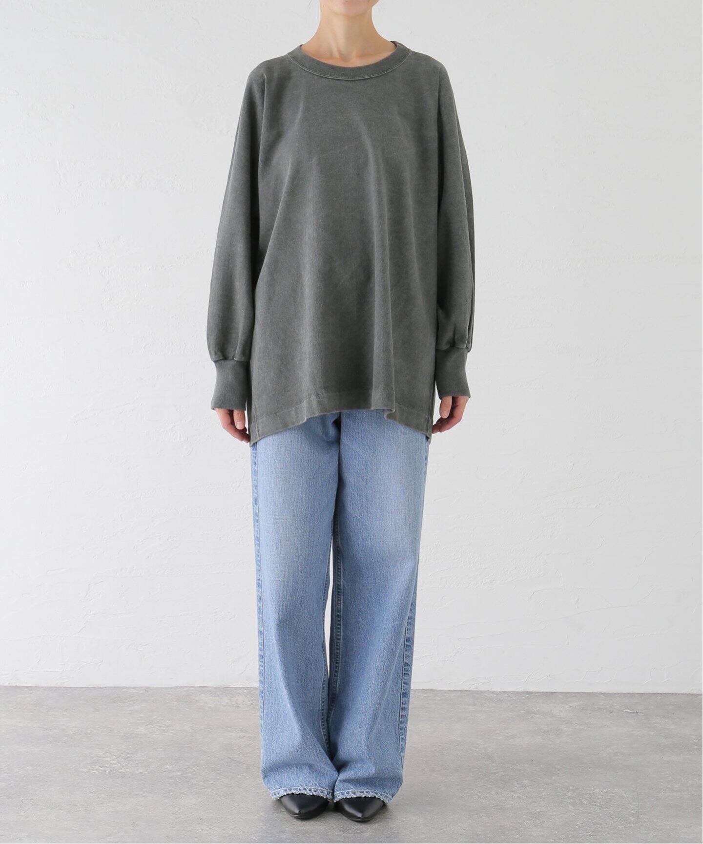 YLEVE/イレーヴ OPEN END COTTON PIGMENT DYE/PO プルオーバー 