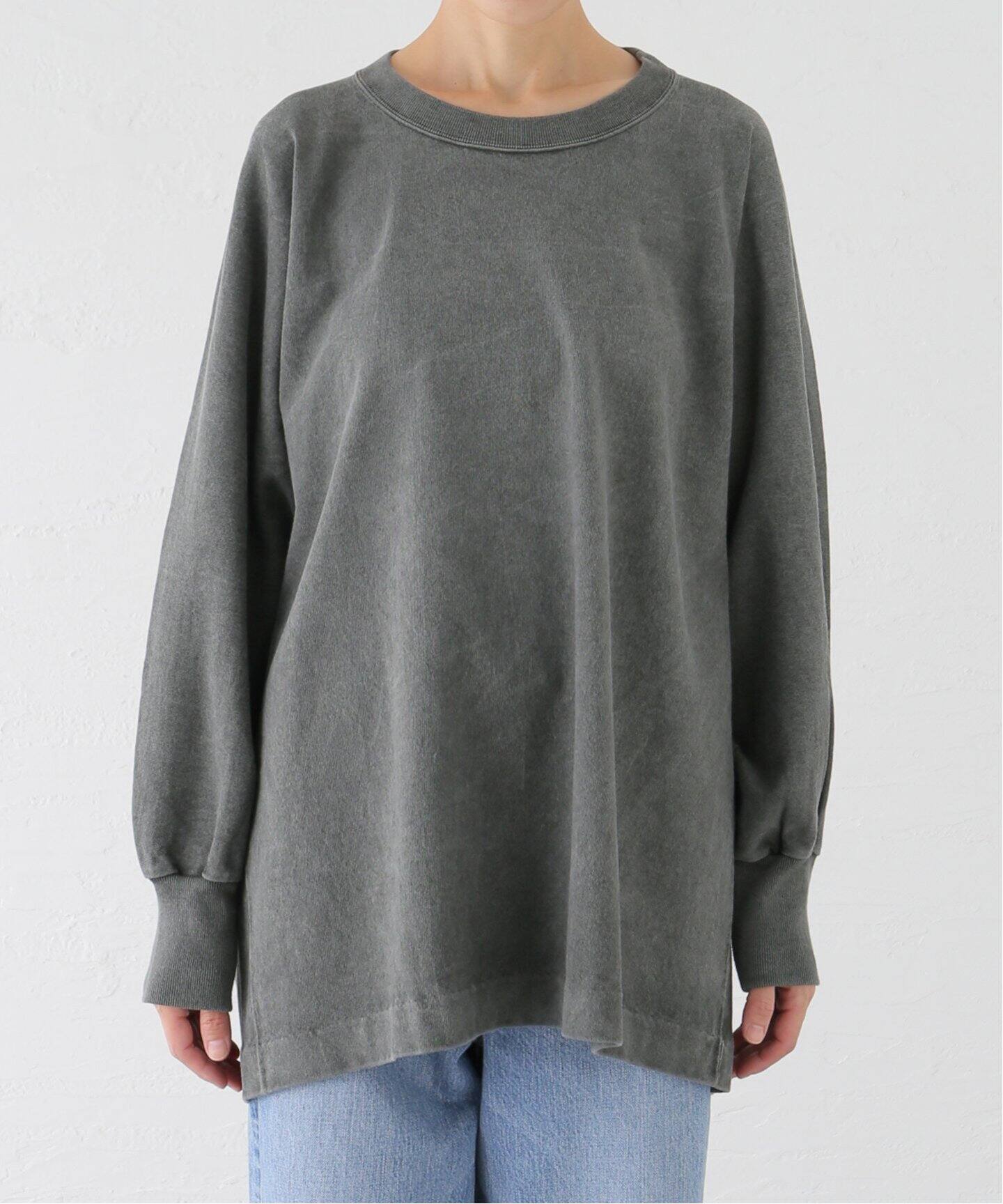 YLEVE/イレーヴ OPEN END COTTON PIGMENT DYE/PO プルオーバー 