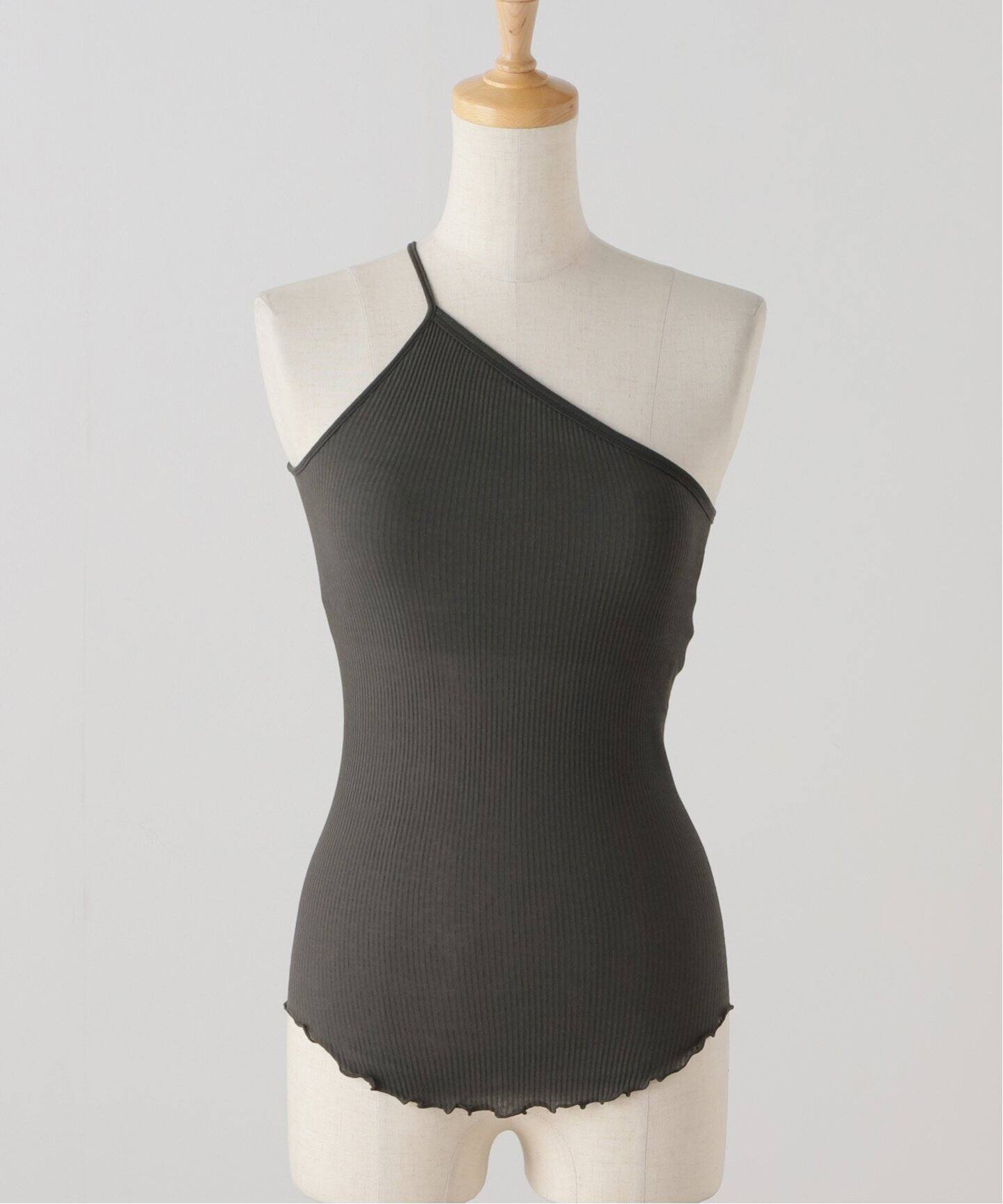HAKUJI/ハクジ】Twist cotton bra OS cami キャミソール（カップ付き 