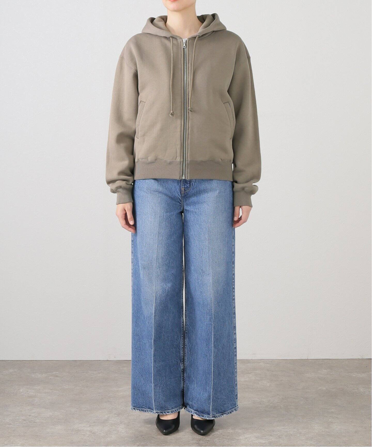 AURALEE/オーラリー SMOOTH SOFT SWEAT ZIP PARKA パーカー #A24AP05TU  