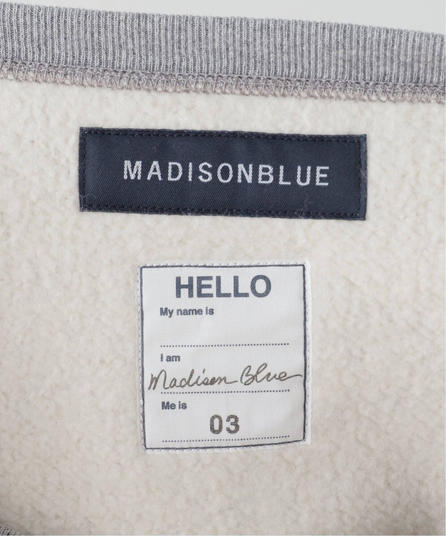 MADISONBLUE/マディソンブルー SLIM FIT PO URAKE プルオーバー MB244 