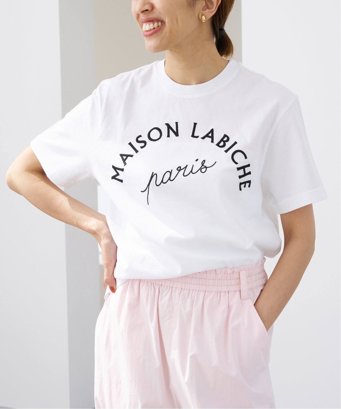 MAISON LABICHE/メゾン ラビッシュ】Big embroidery Tシャツ（Tシャツ 