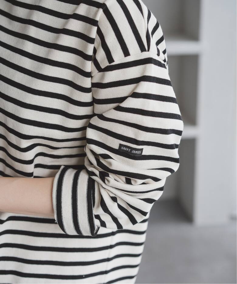 IENA SAINT JAMES 別注 OUESSANT ボーダーカットソー（SAINT JAMES  