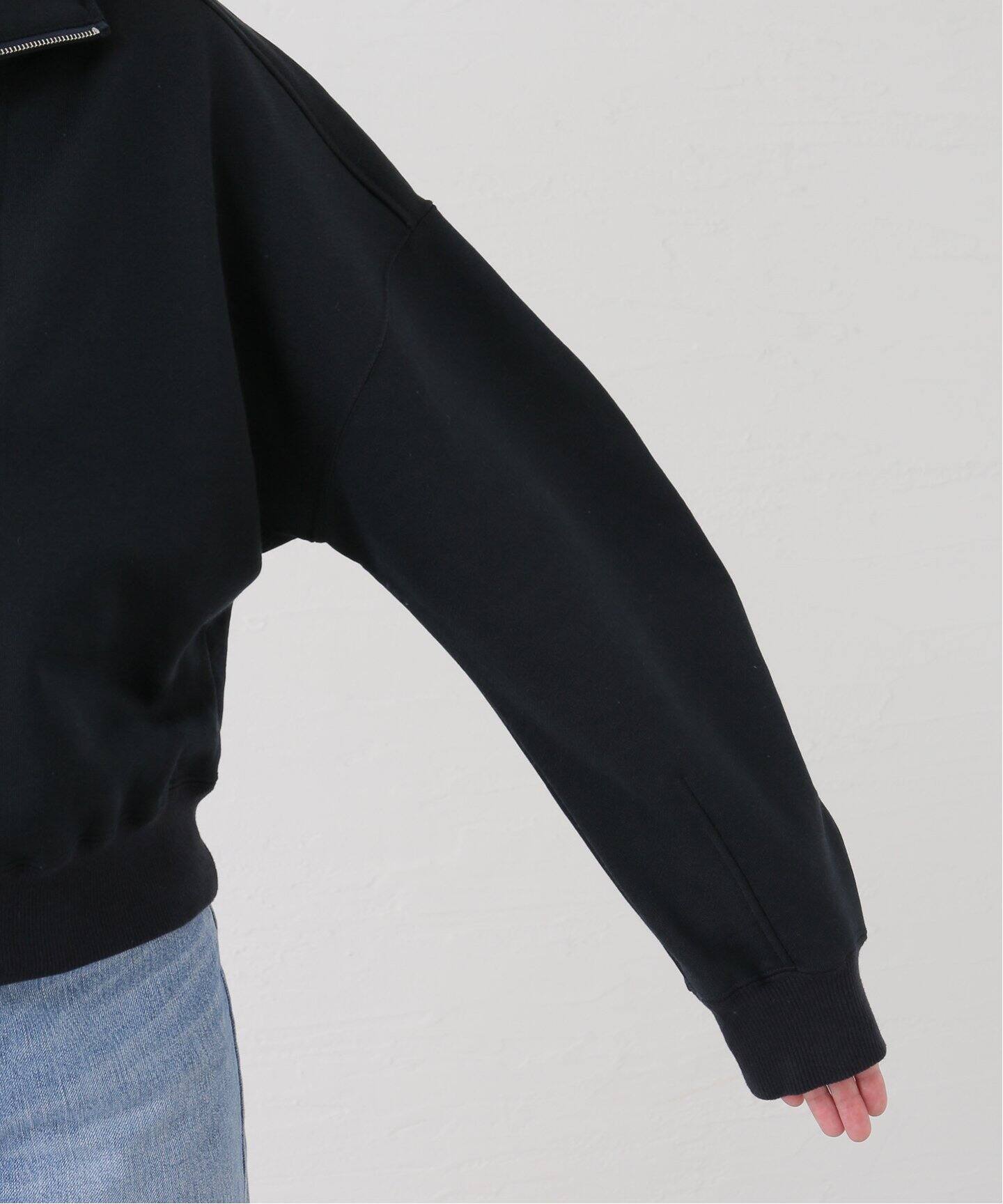 CURRENTAGE/カレンテージ 別注 2WAY SWEAT ハーフジップスウェット 