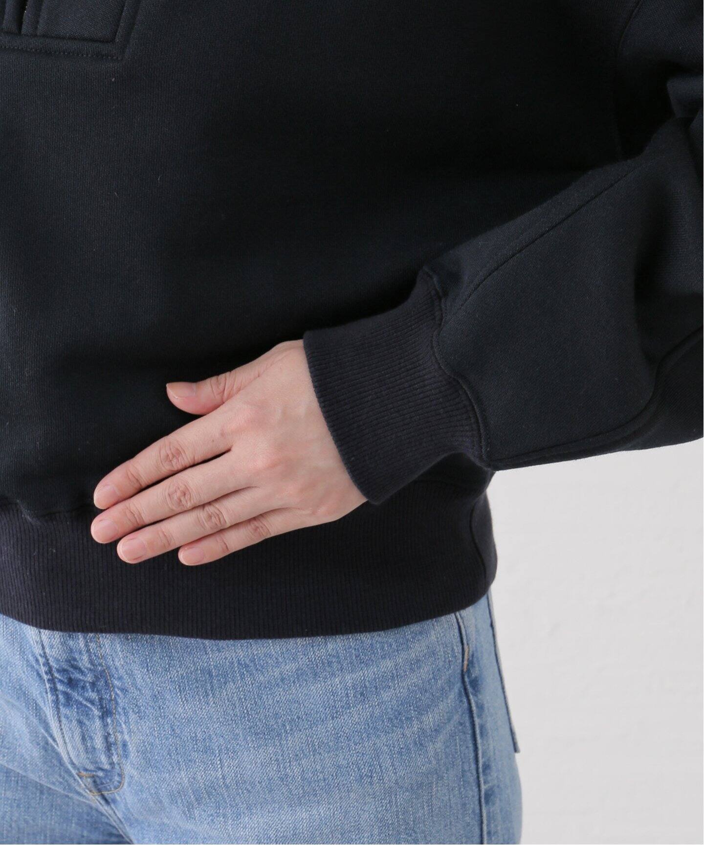 CURRENTAGE/カレンテージ 別注 2WAY SWEAT ハーフジップスウェット 