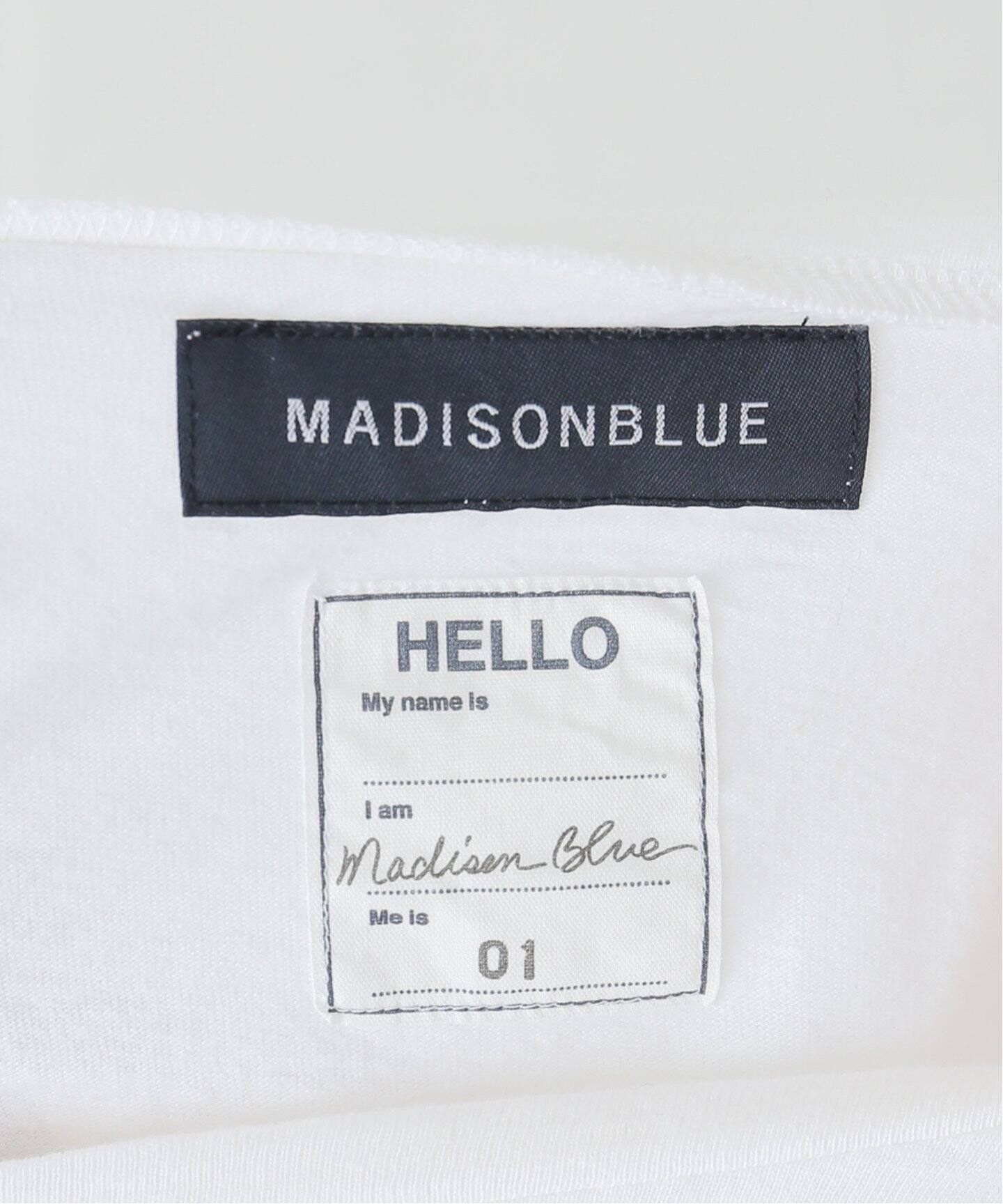 MADISONBLUE/マディソンブルー】HELLO CREW NECK TEE Tシャツ（Tシャツ