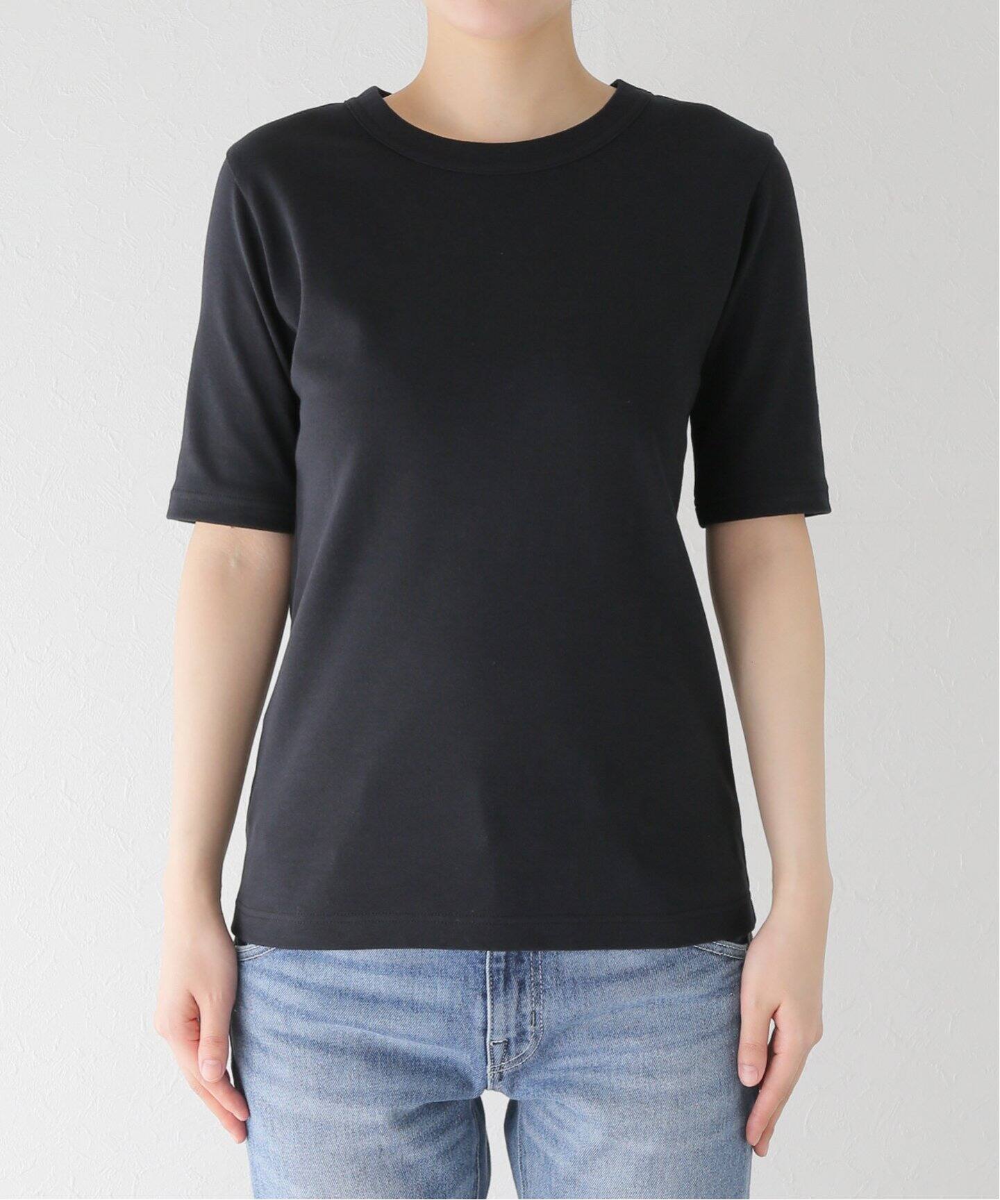 MADISONBLUE/マディソンブルー】CREW NECK H/S TEE クルーネックT 