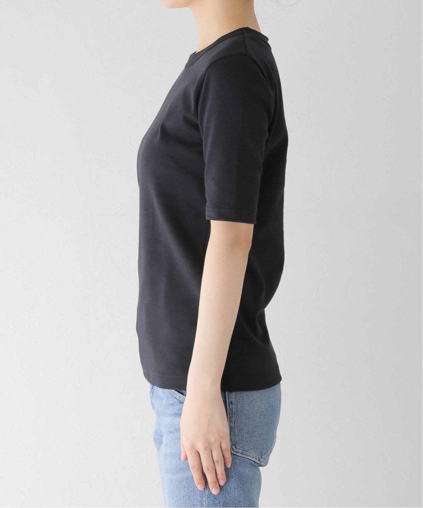 MADISONBLUE/マディソンブルー】CREW NECK H/S TEE クルーネックT 