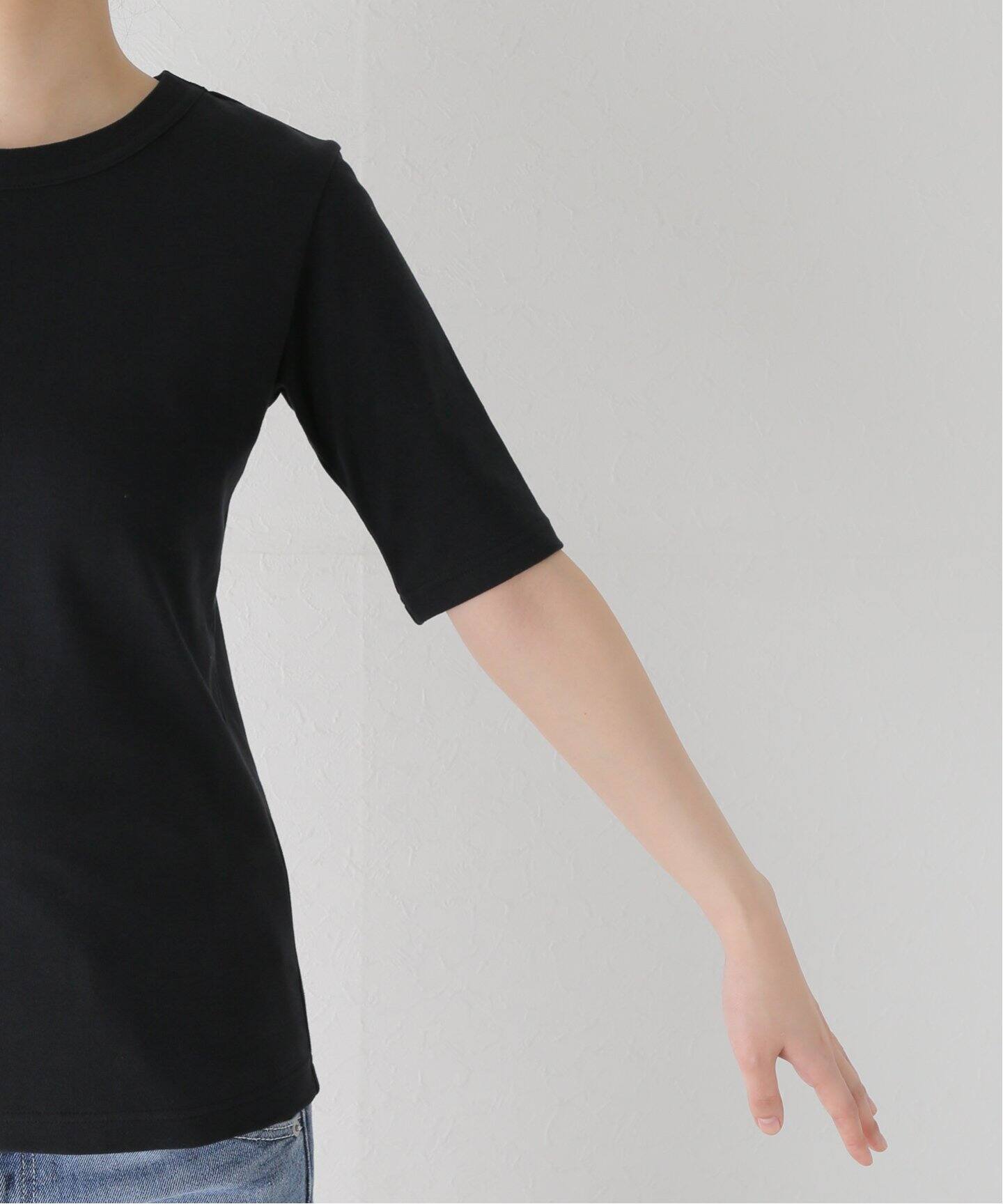 MADISONBLUE/マディソンブルー】CREW NECK H/S TEE クルーネックT 