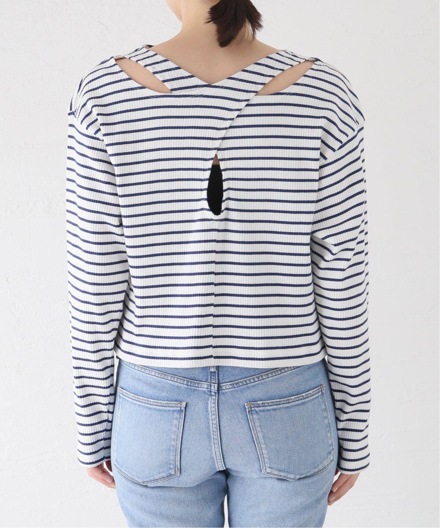 Loro/ローロ】別注 2WAY ロングスリーブ ボーダーTシャツ（T