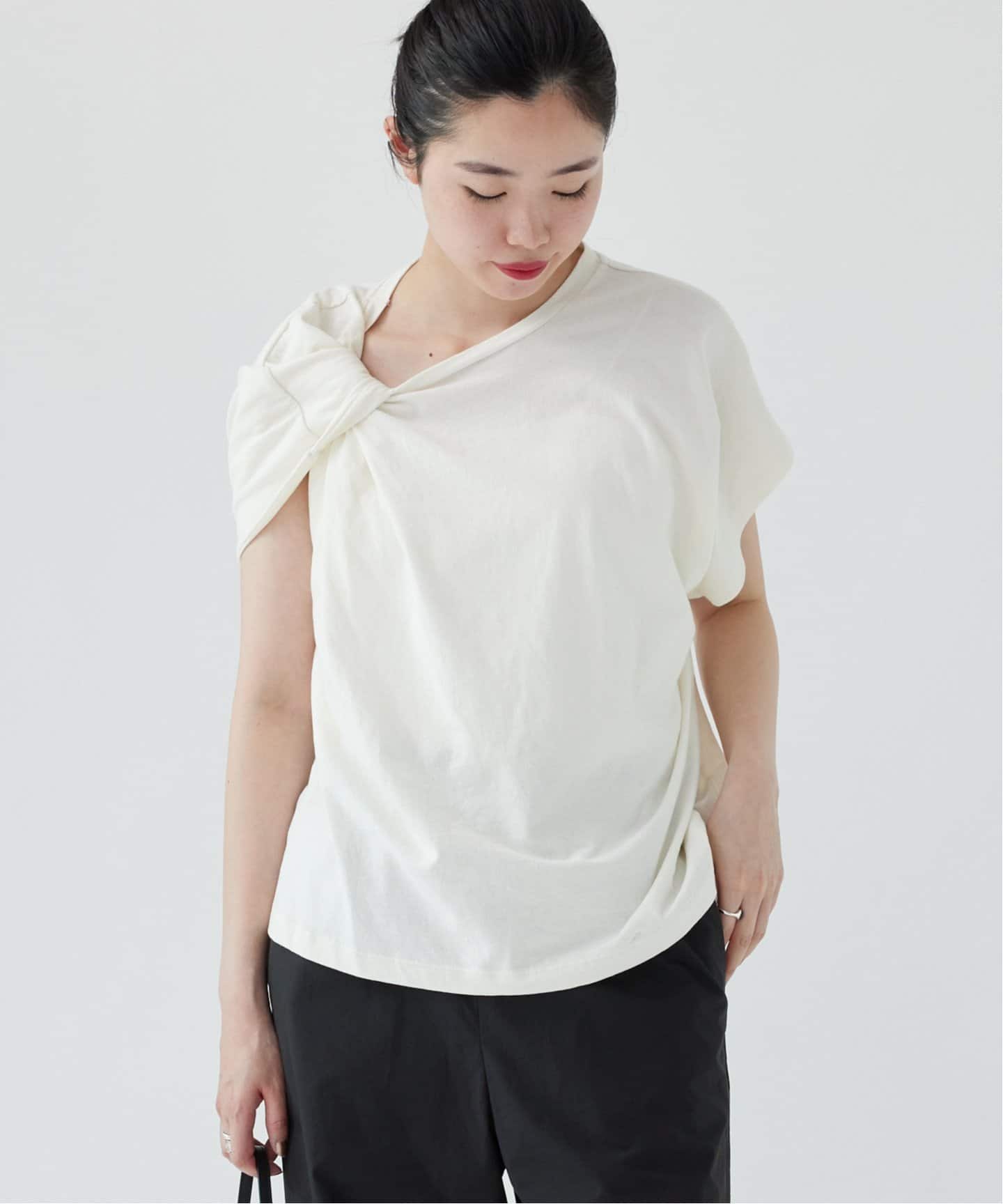 Rabens Saloner/ラーベンスサロナー drap TEE Tシャツ W24177206