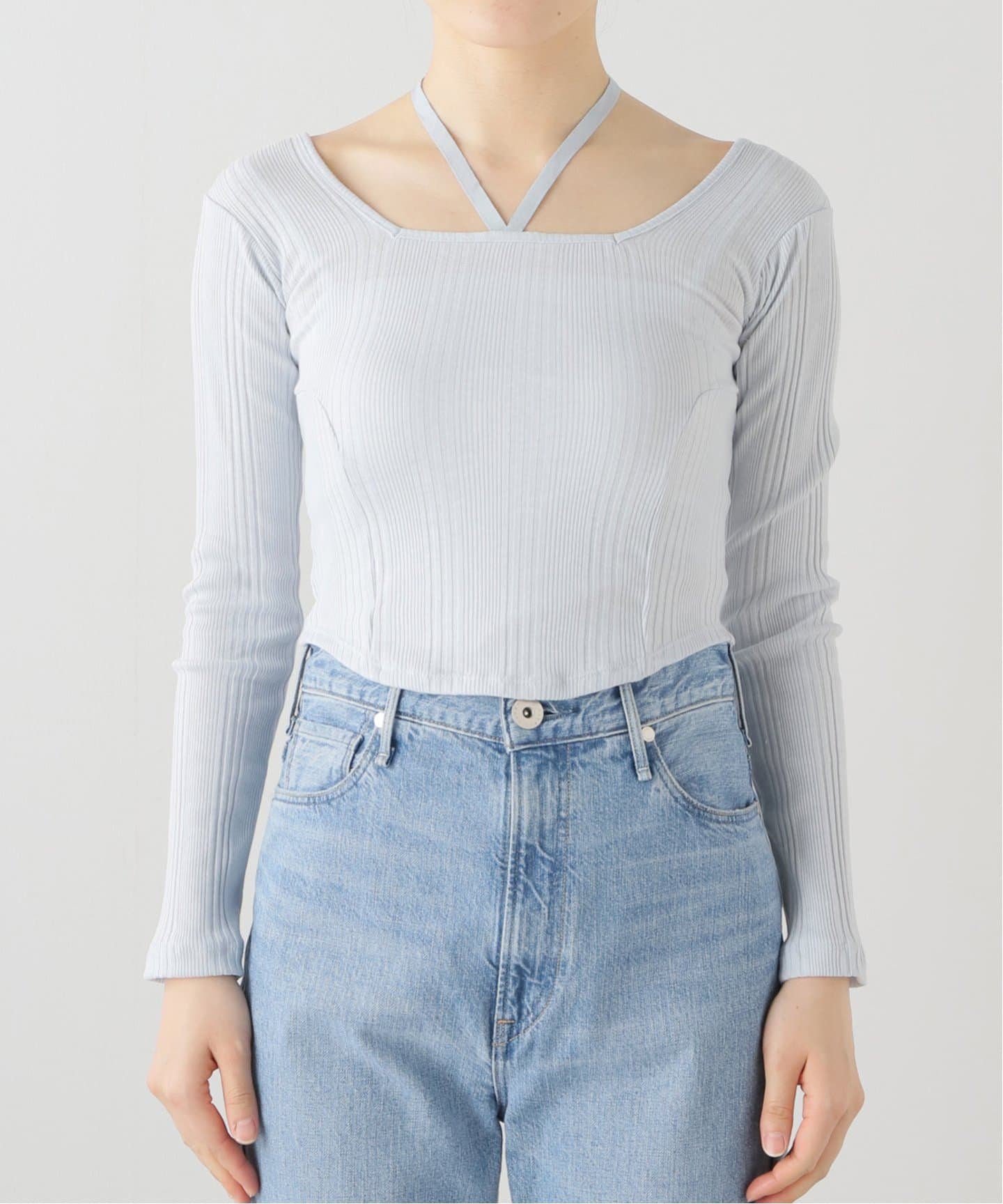 【JANE SMITH】ジェーンスミス　カットソー JANE SMITH/ジェーンスミス 別注ワッフルプルオーバー（Tシャツ