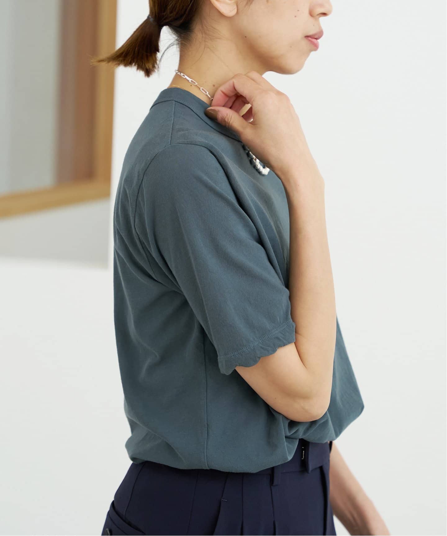 ATON/エイトン FRESCA SINGLE JERSEY STANDARD Tシャツ（Tシャツ