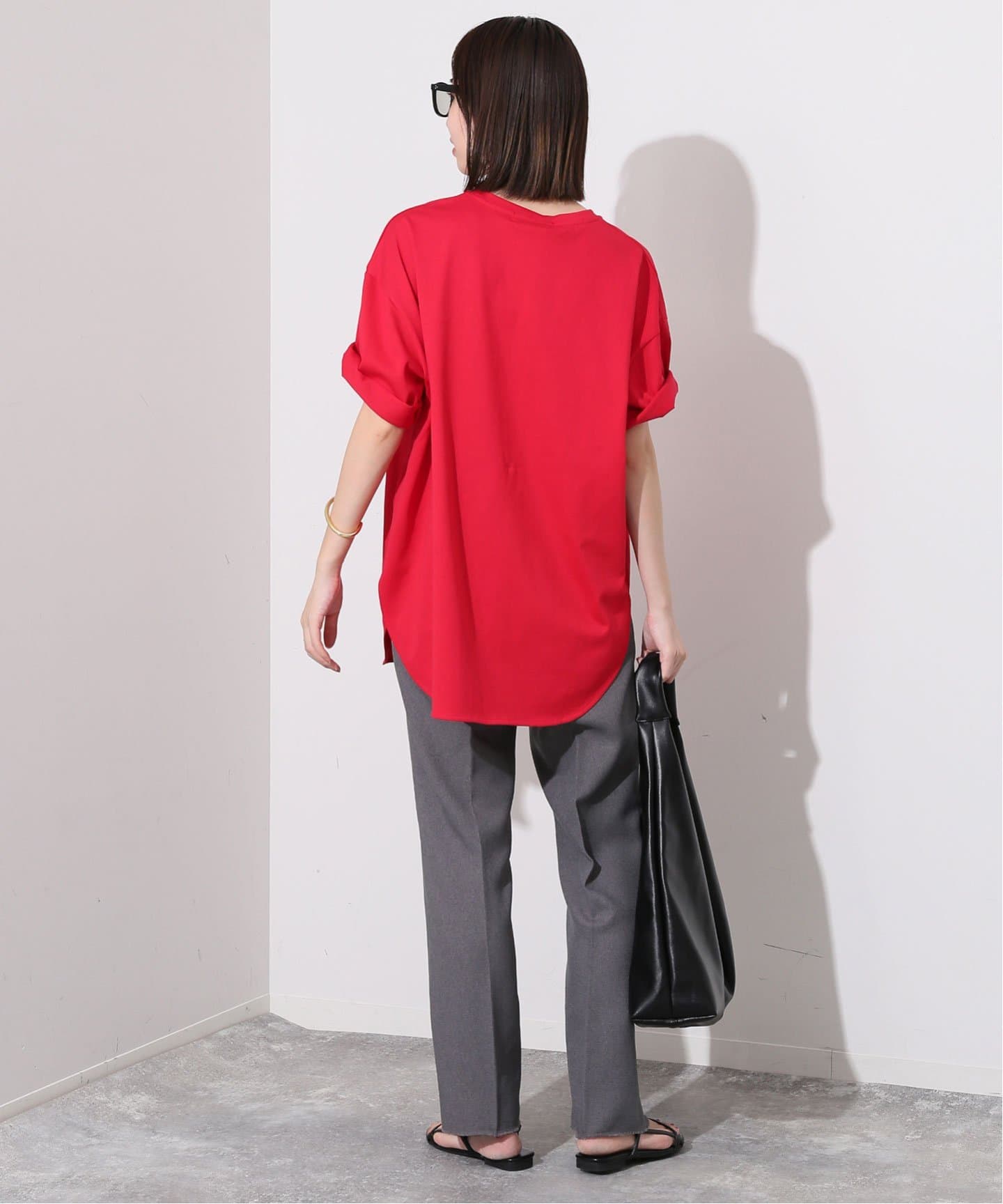 ラウンドヘムTシャツ（Tシャツ／カットソー）｜SLOBE IENA