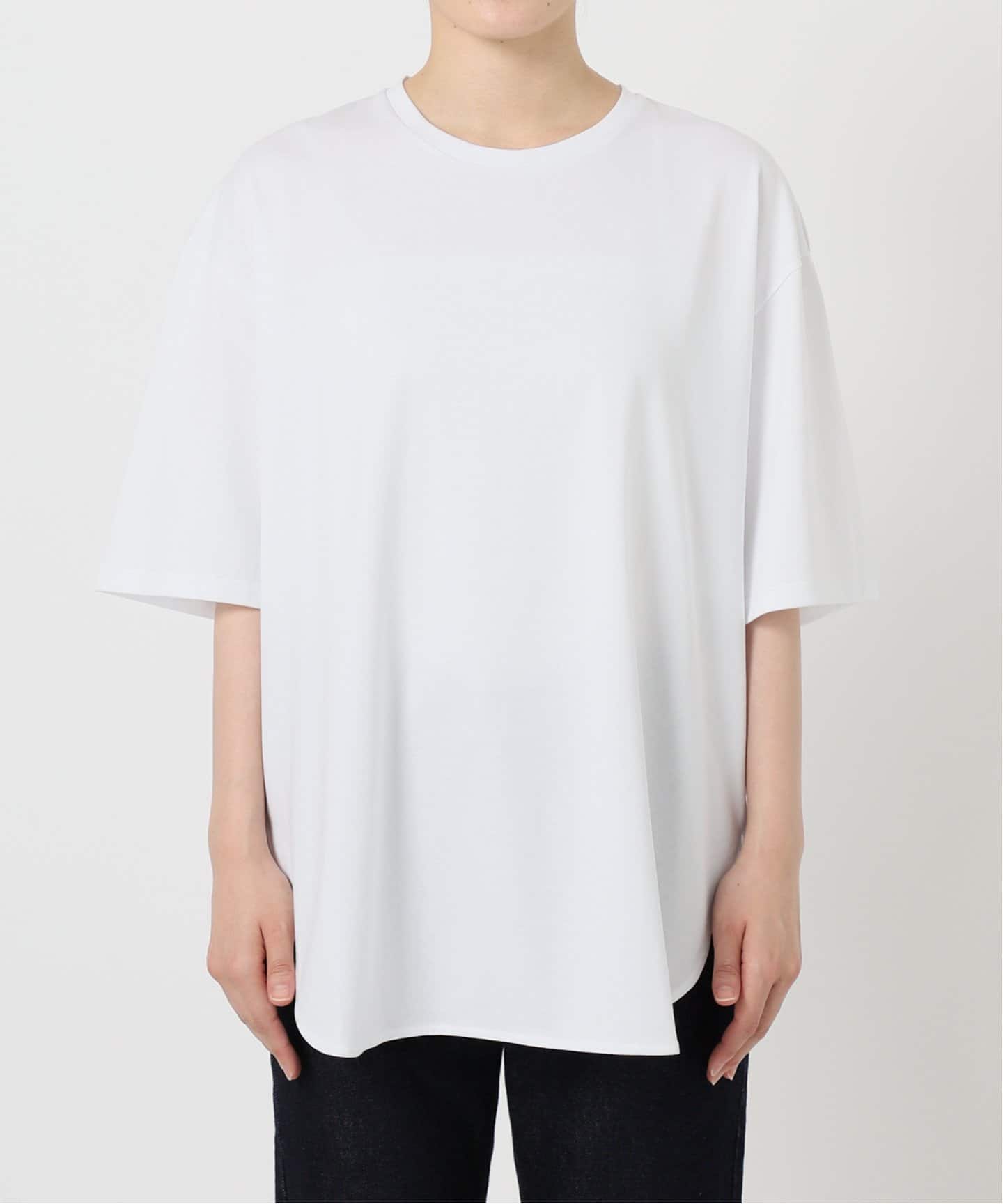 ラウンドヘムTシャツ（Tシャツ／カットソー）｜SLOBE IENA