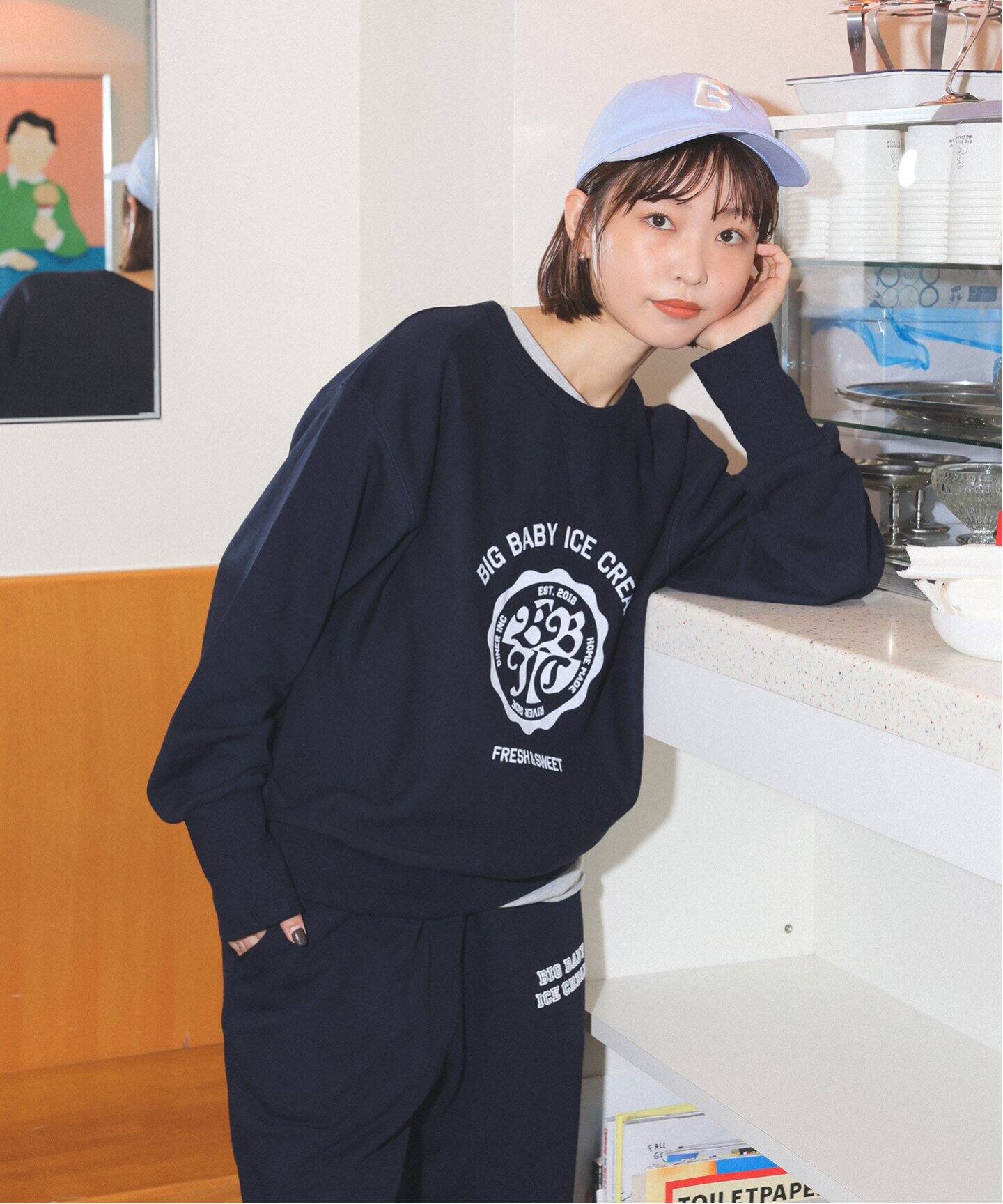 BROWNY フード付きスウェット クリーム色（クッキー ドウ ブラウニーの  