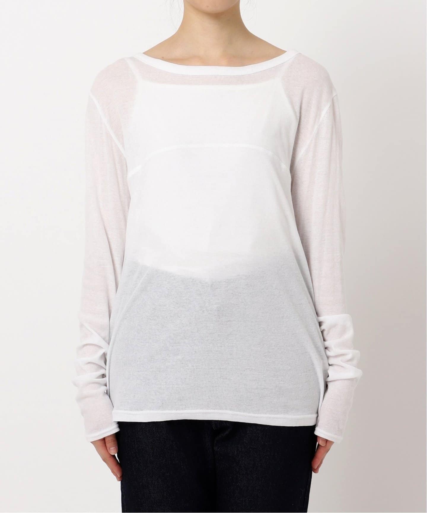 SLOBE IENA レイヤードスリーブロンTEE SLOBE IENA｜《追加予約》レイヤードスリーブロンTEE | Rakuten