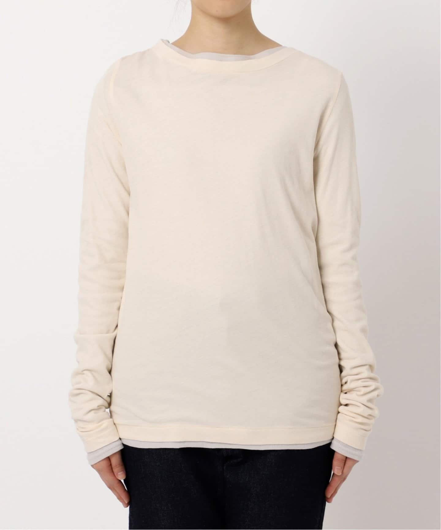 ★今季新品★ SLOBE IENA レイヤードスタイル セットロンTEE SLOBE IENA（スローブイエナ）の「レイヤードスタイルセットロン