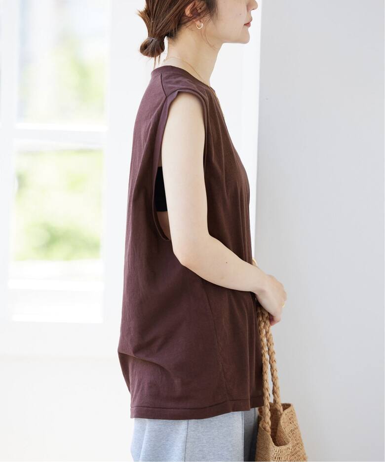 オーバーアームノースリーブ（Tシャツ／カットソー）｜SLOBE IENA 