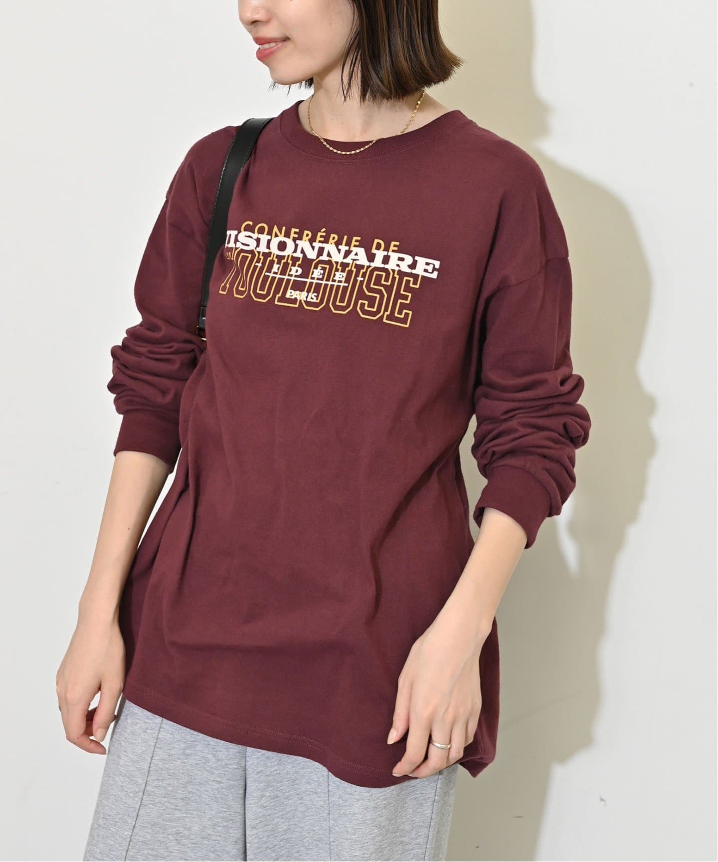 ビンテージ風ロゴロンTEE（Tシャツ／カットソー）｜SLOBE IENA