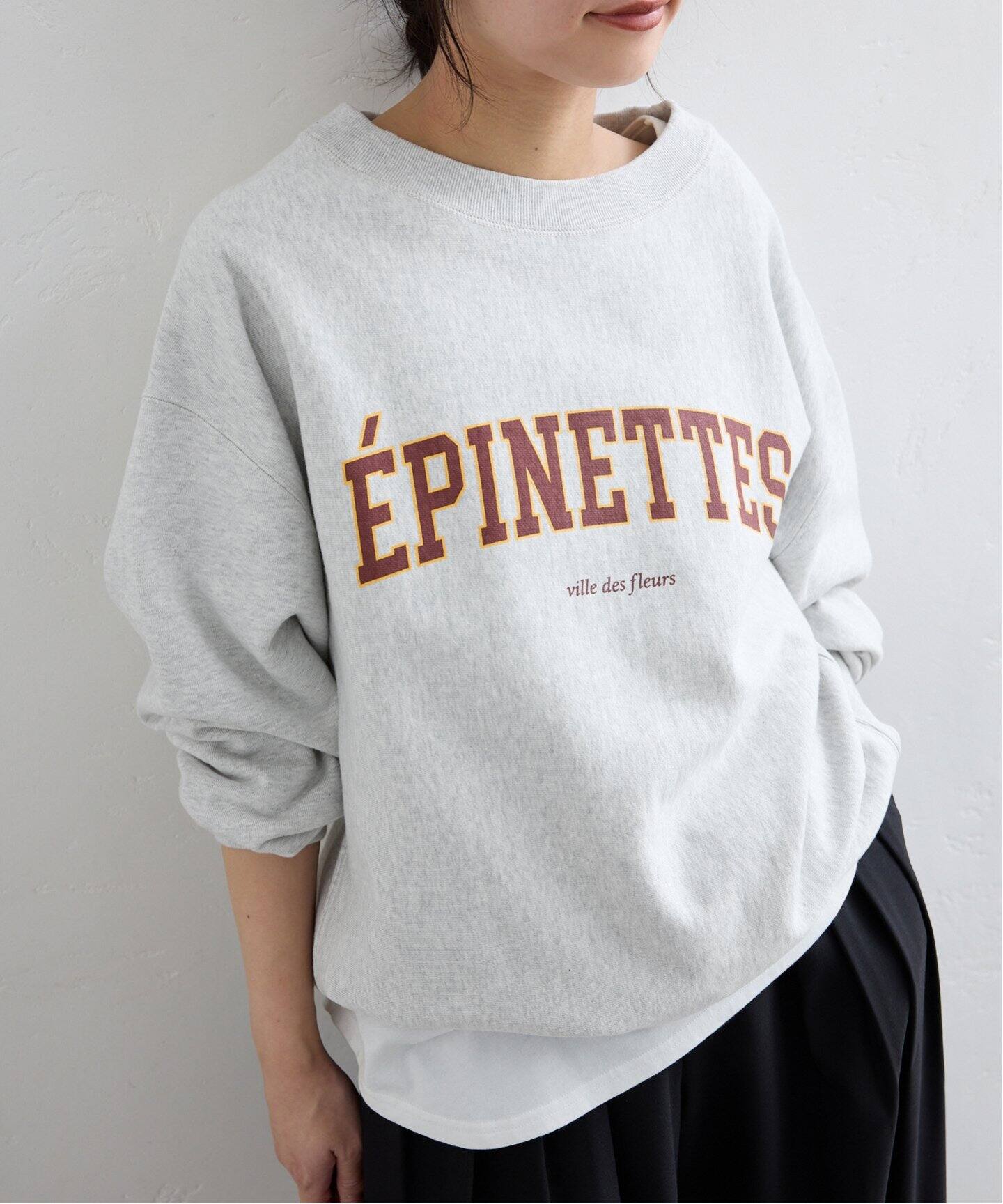 【新品希少】SLOBE IENA HANTEX 別注　スウェット　カレッジロゴ 新品希少】SLOBE IENA HANTEX 別注 スウェット カレッジロゴ