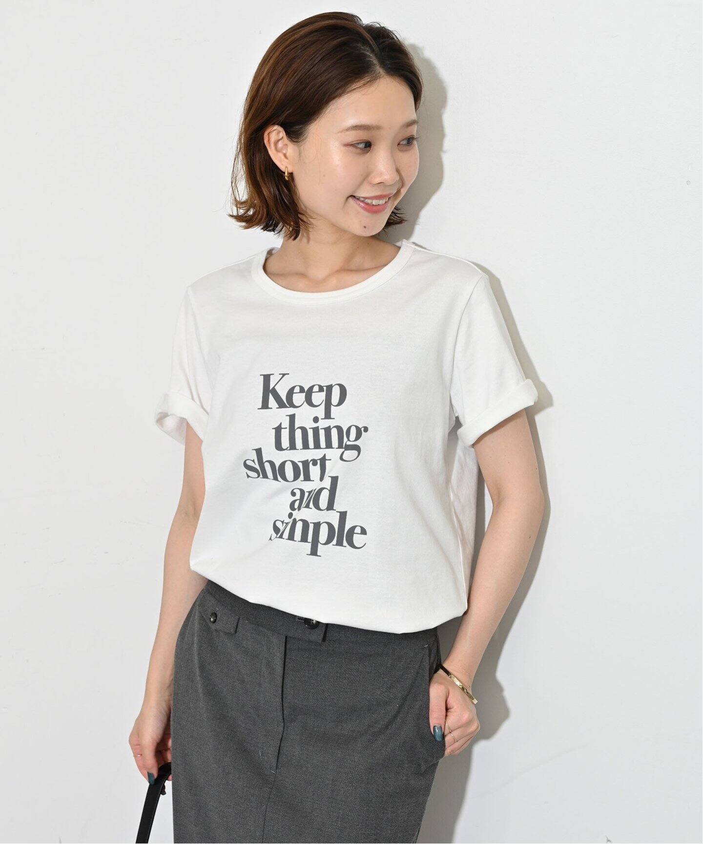 Keep thing ロゴTEE（Tシャツ／カットソー）｜SLOBE IENA