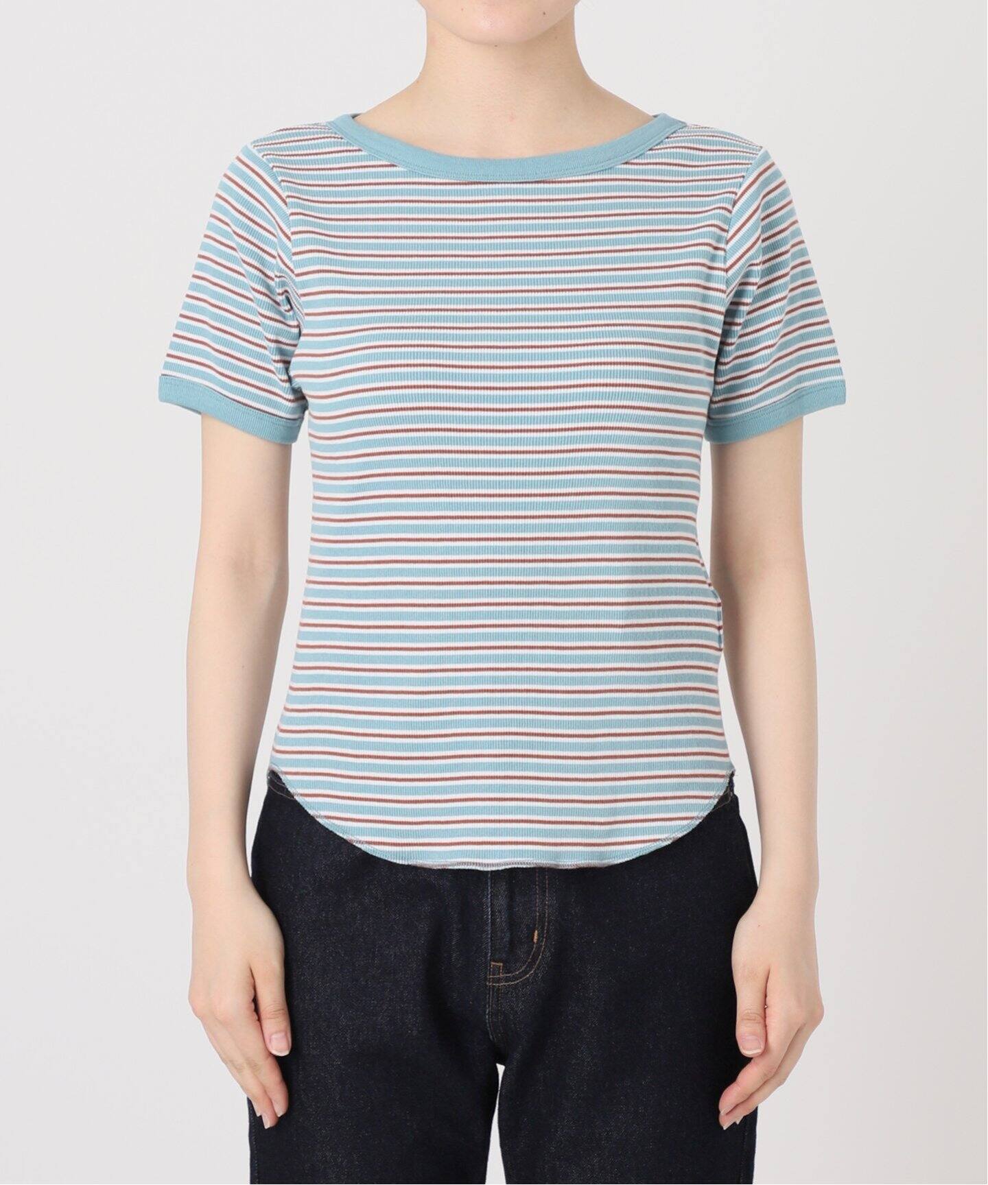 マルドウテレコハーフスリーブプルオーバー（Tシャツ／カットソー 