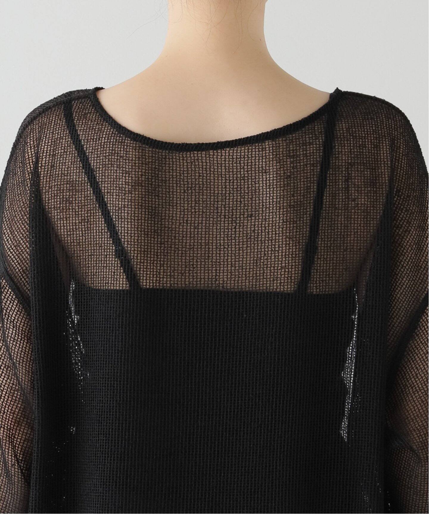カラミメッシュプルオーバー（Tシャツ／カットソー）｜SLOBE