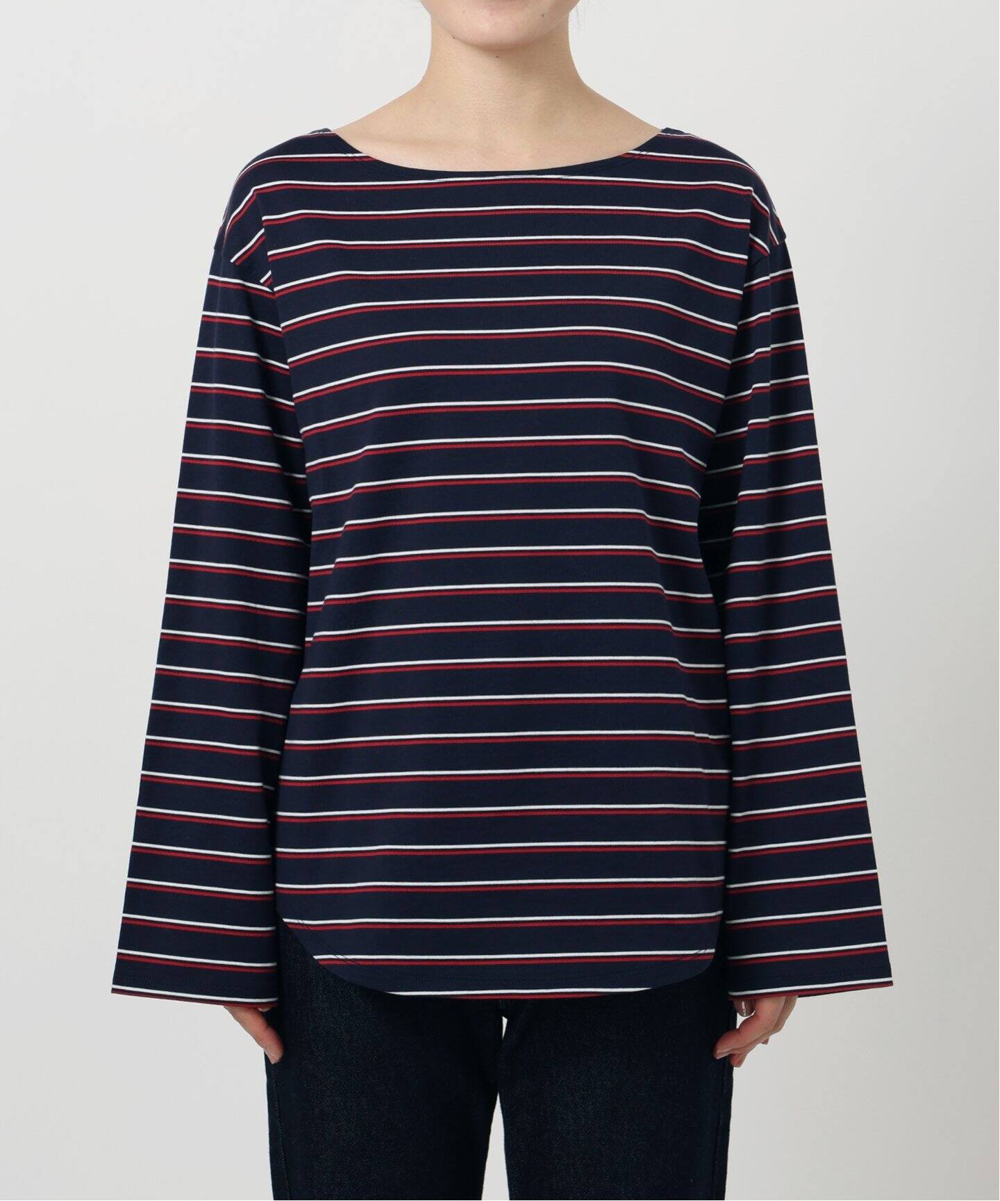 スローブイエナ/ボーダーロンTEE ボーダーロンTEE（Tシャツ／カットソー）｜SLOBE IENA（スローブ