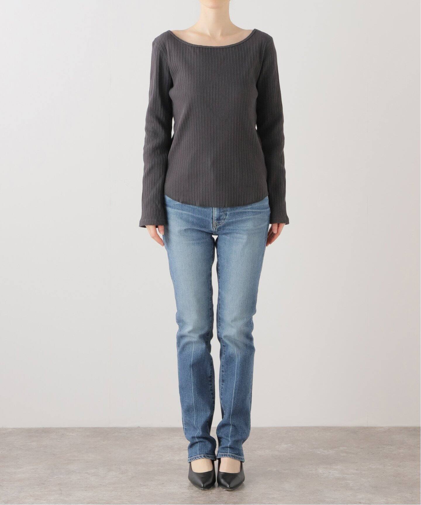 アイレットテレコプルオーバー（Tシャツ／カットソー）｜SLOBE