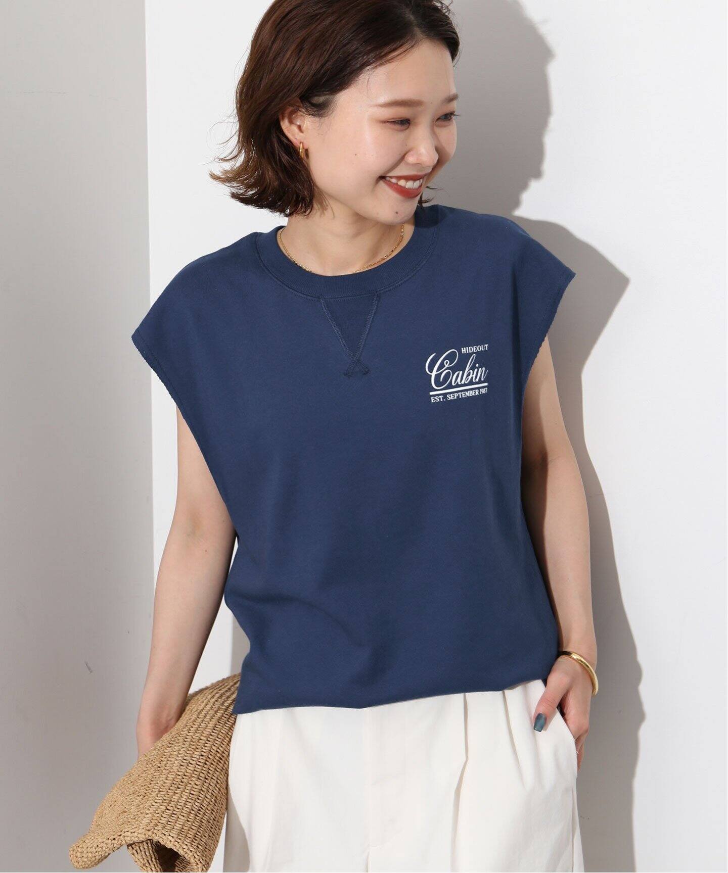 ノースリーブミニ裏毛（Tシャツ／カットソー）｜SLOBE IENA（スローブ 