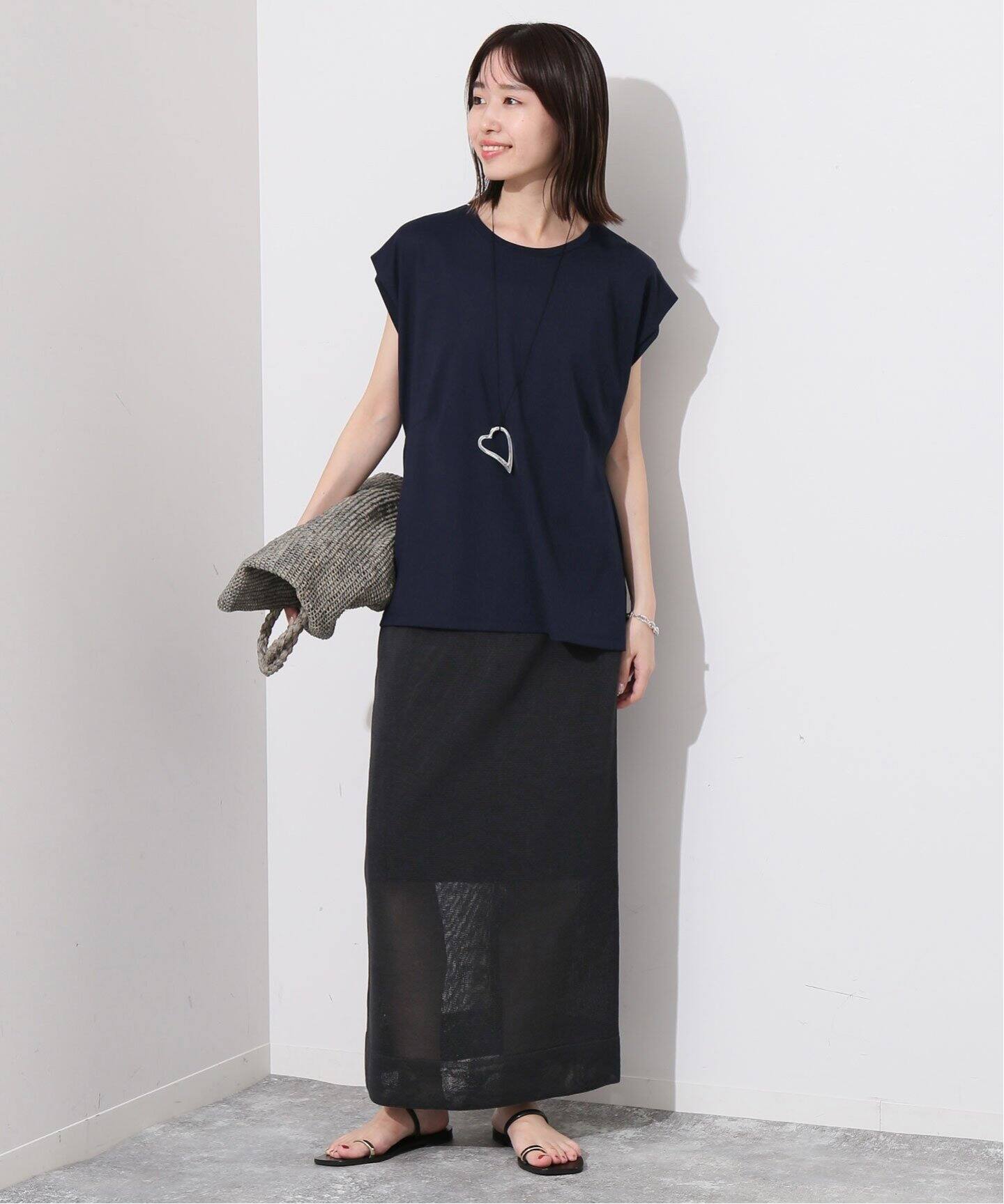 ポンチタックスリーブプルオーバー（Tシャツ／カットソー）｜SLOBE