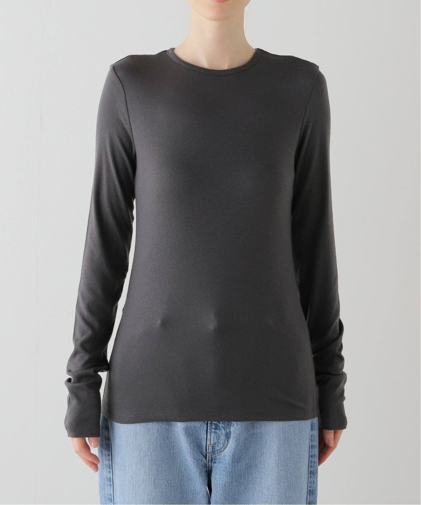 AMOMENTO/アモーメント ROUND T-SHIRTS AW24FWW01TL（Tシャツ 