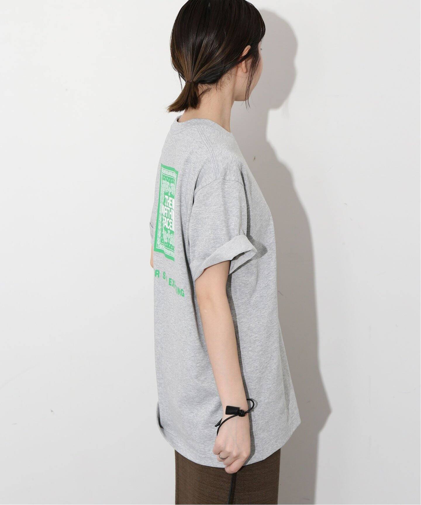 【レア‼️】THE NORTH FACE Microsof企業コラボ レディース THE NORTH FACE/ノースフェイス S/S Bandana Square Logo Tee