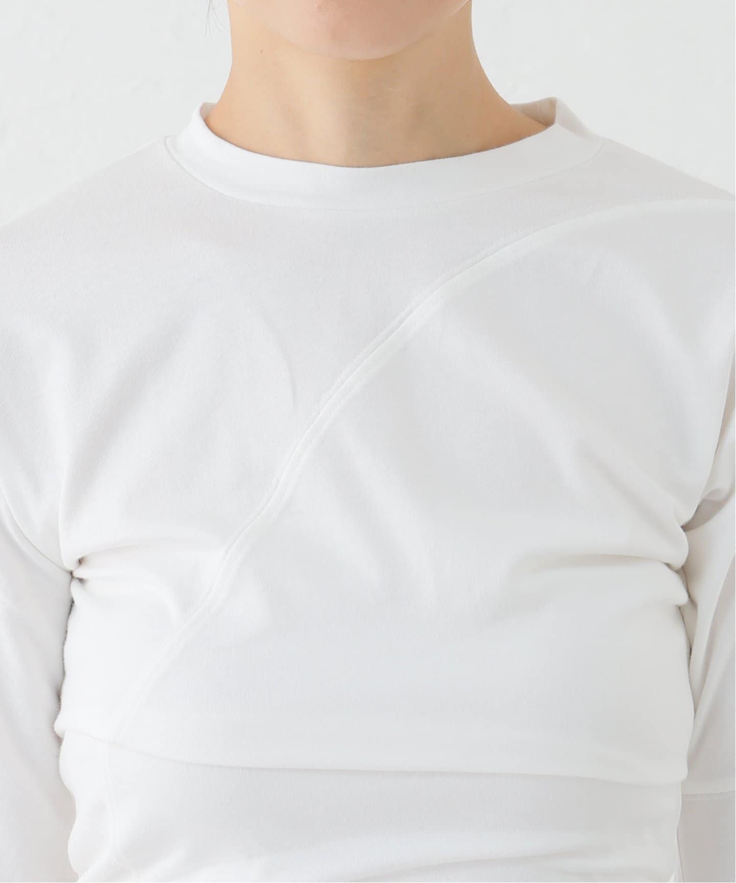 LOW CLASSIC/ロウ クラシック WRAP T-SHIRT LW243TS01_BL（T