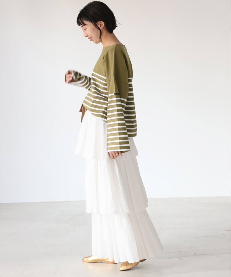 LE MINOR/ルミノア 】SLOBE別注 NAVAL BORDER（Tシャツ 