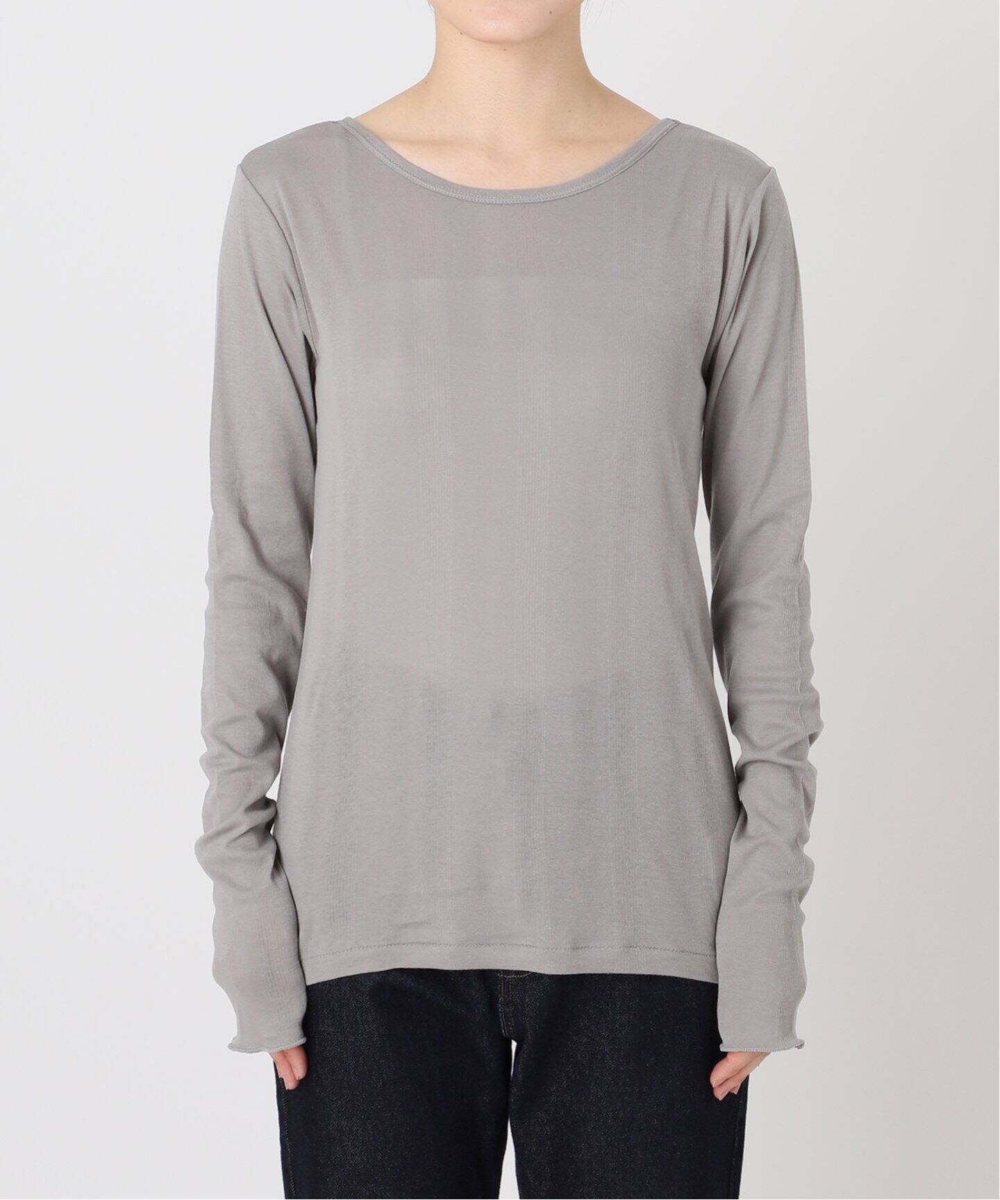 追加》miller/ミラー SLOBE別注 SHEER RIB クルーネック（T