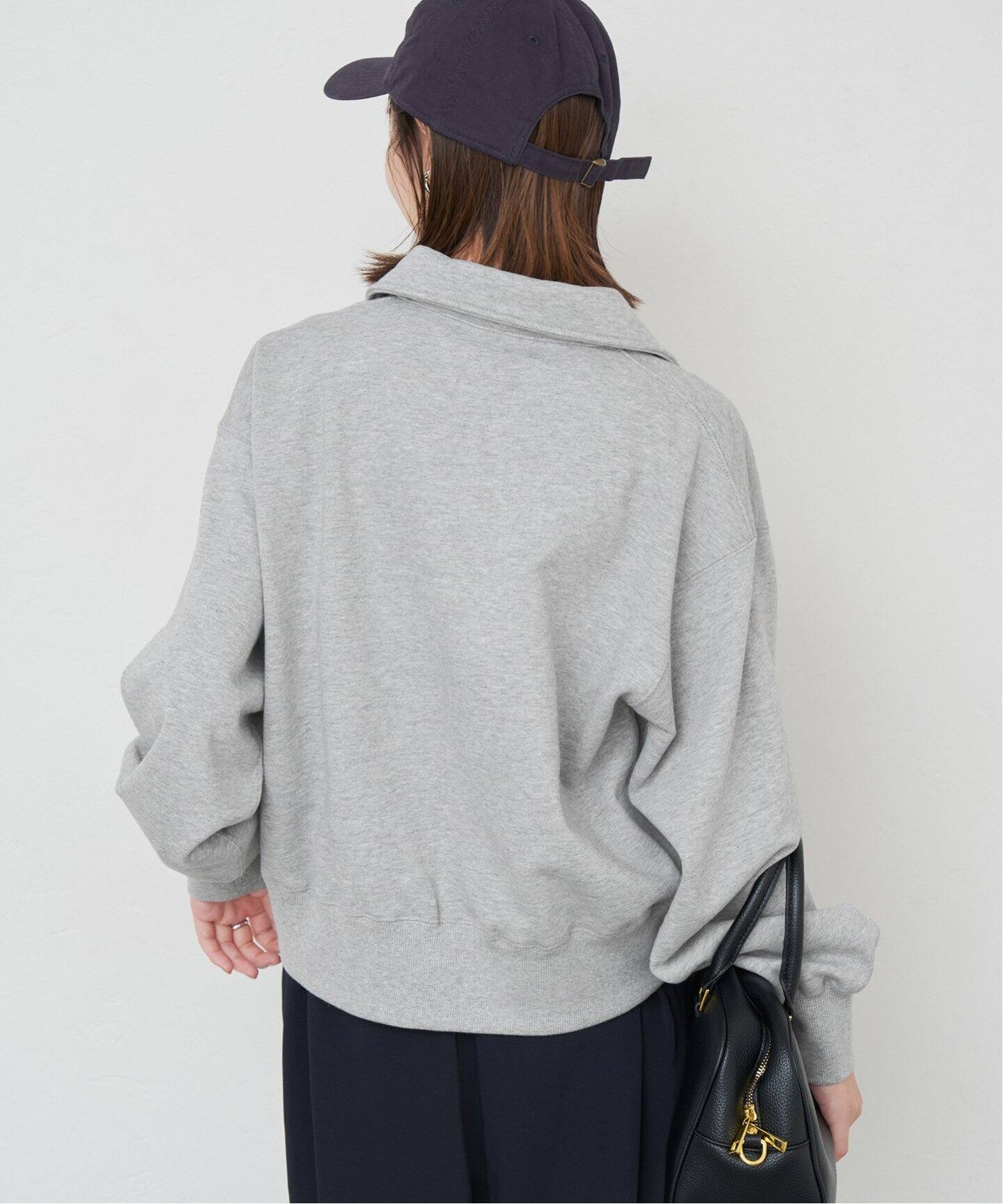 81BRANCA/ハチイチブランカ SLOBE別注 ハーフジップスウェット 