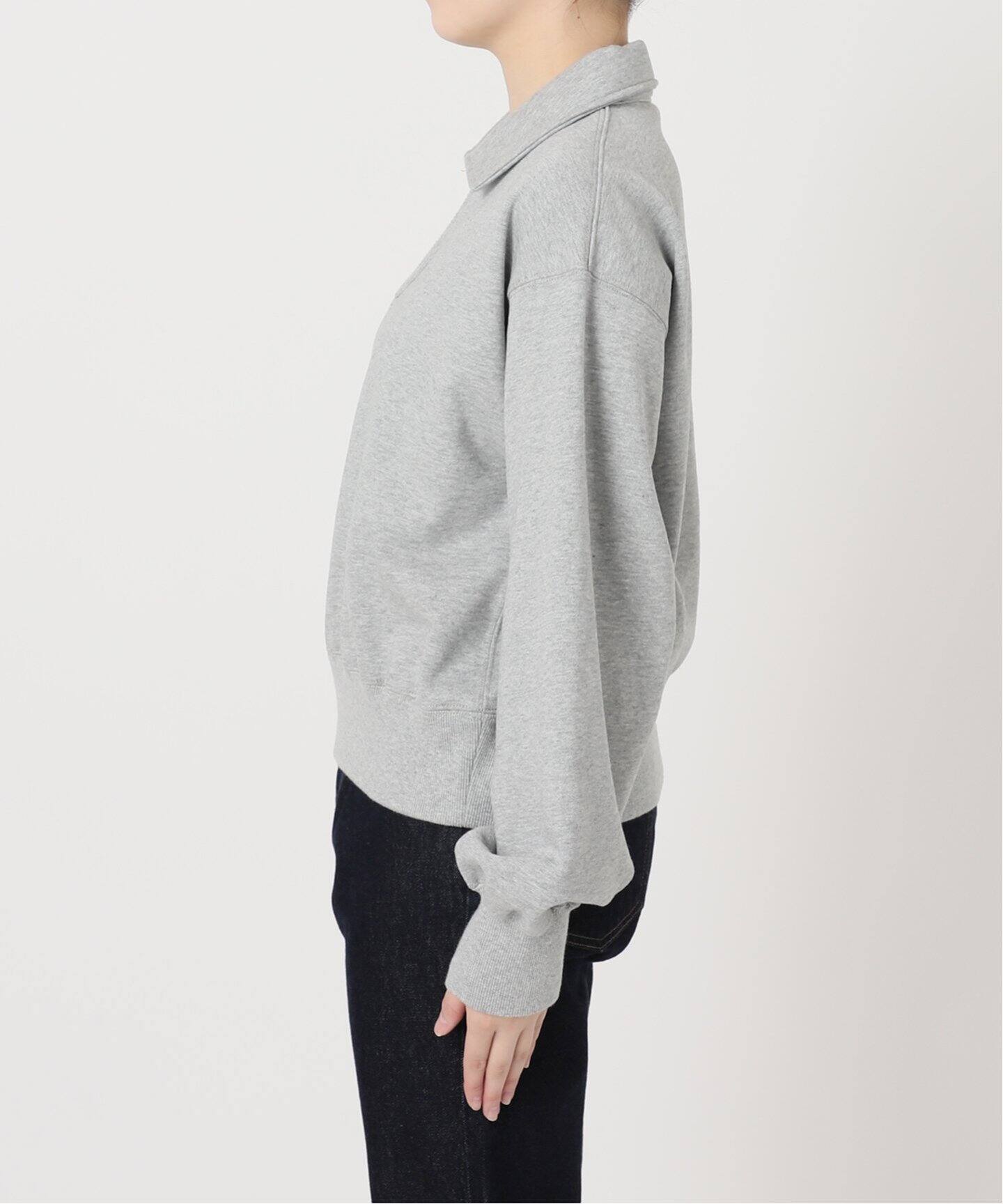 81BRANCA/ハチイチブランカ SLOBE別注 ハーフジップスウェット 