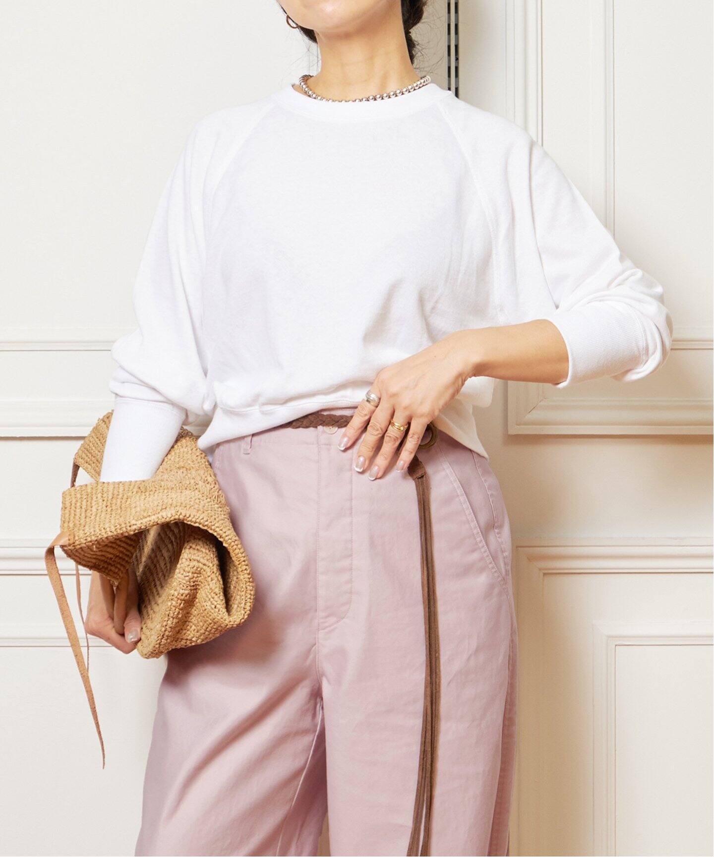 IENA LA BOUCLE ガーゼ裏毛プルオーバー（Tシャツ／カットソー）｜IENA  