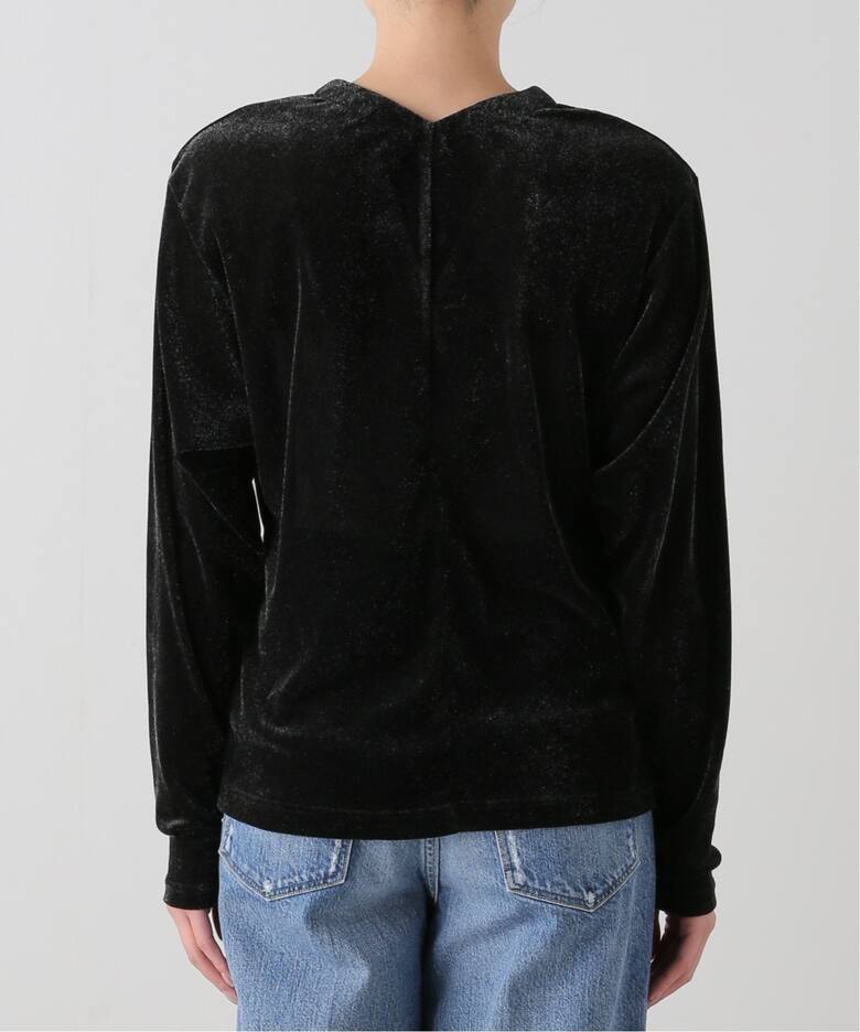 IENA LA BOUCLE チュールフロッキーVカーディガン（カーディガン  